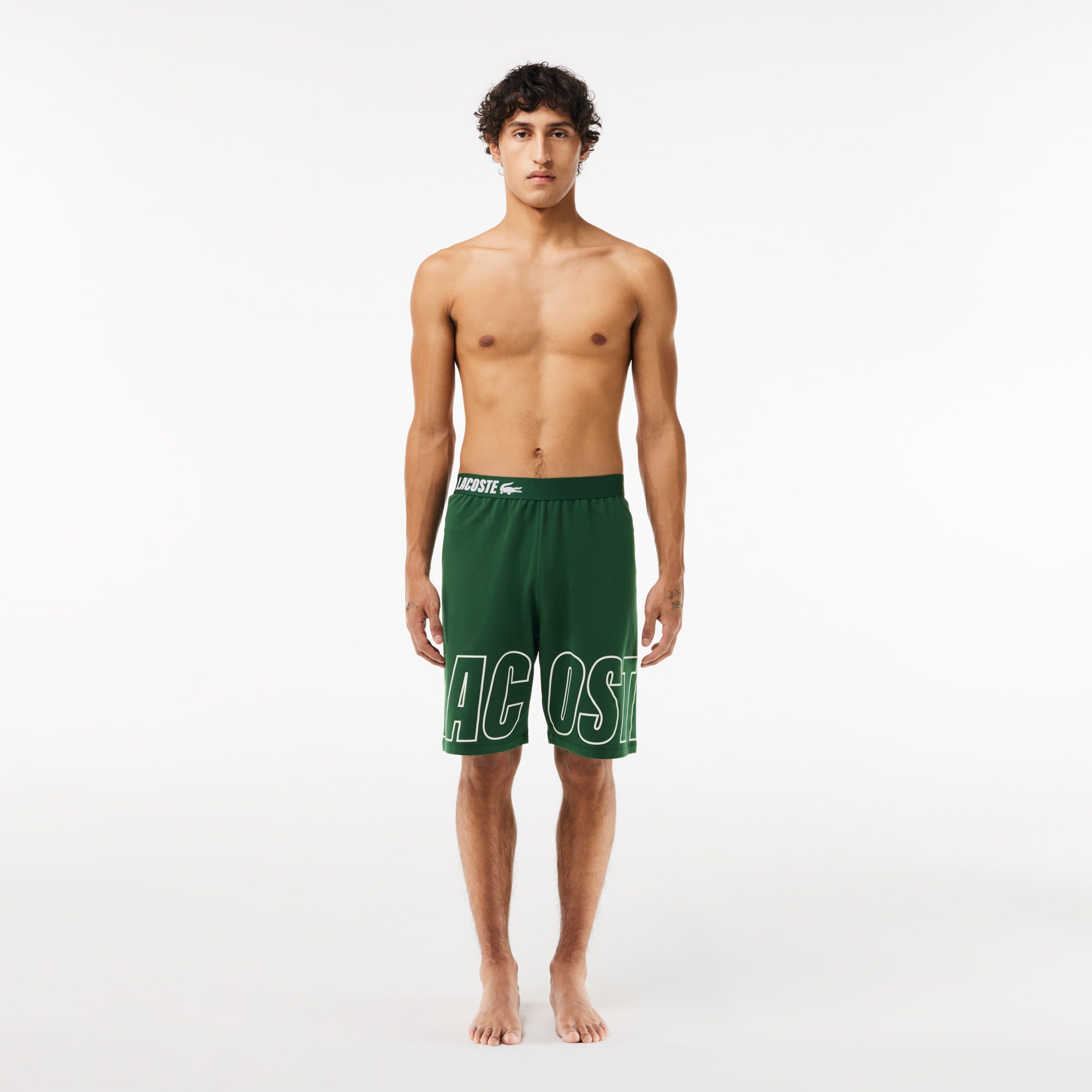 Branded Fleece Lounge Shorts