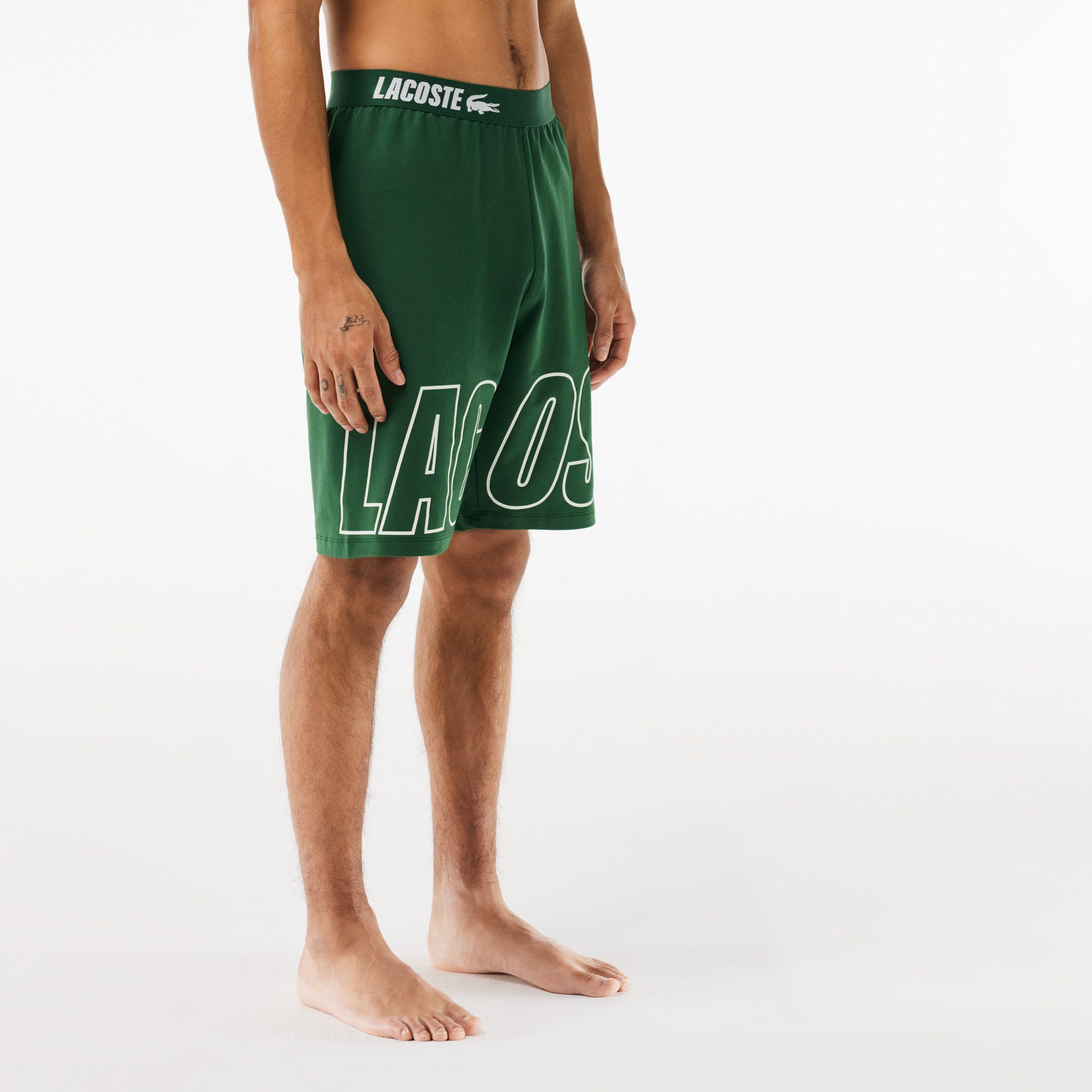 Branded Fleece Lounge Shorts