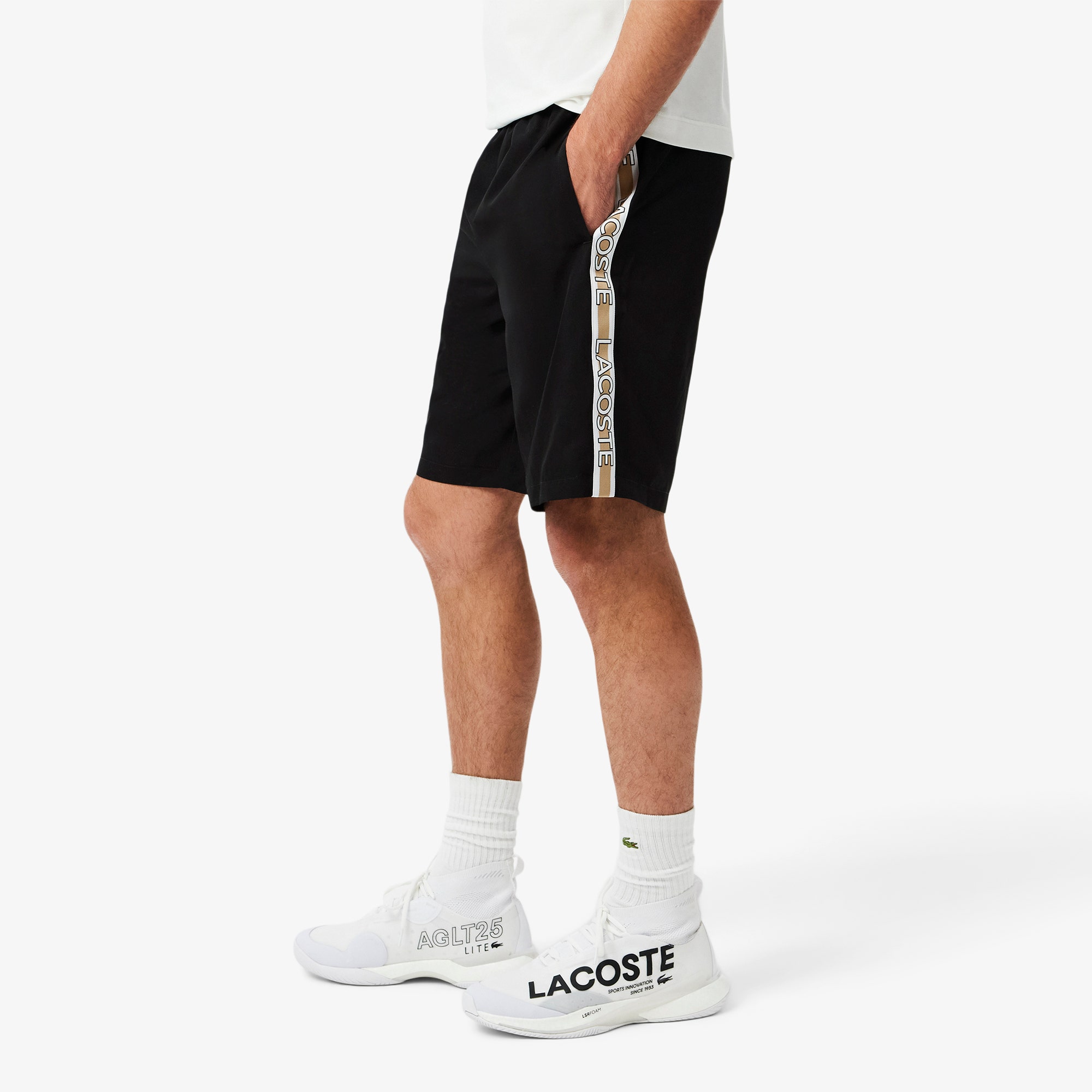 Sport Logo Stripe Shorts
