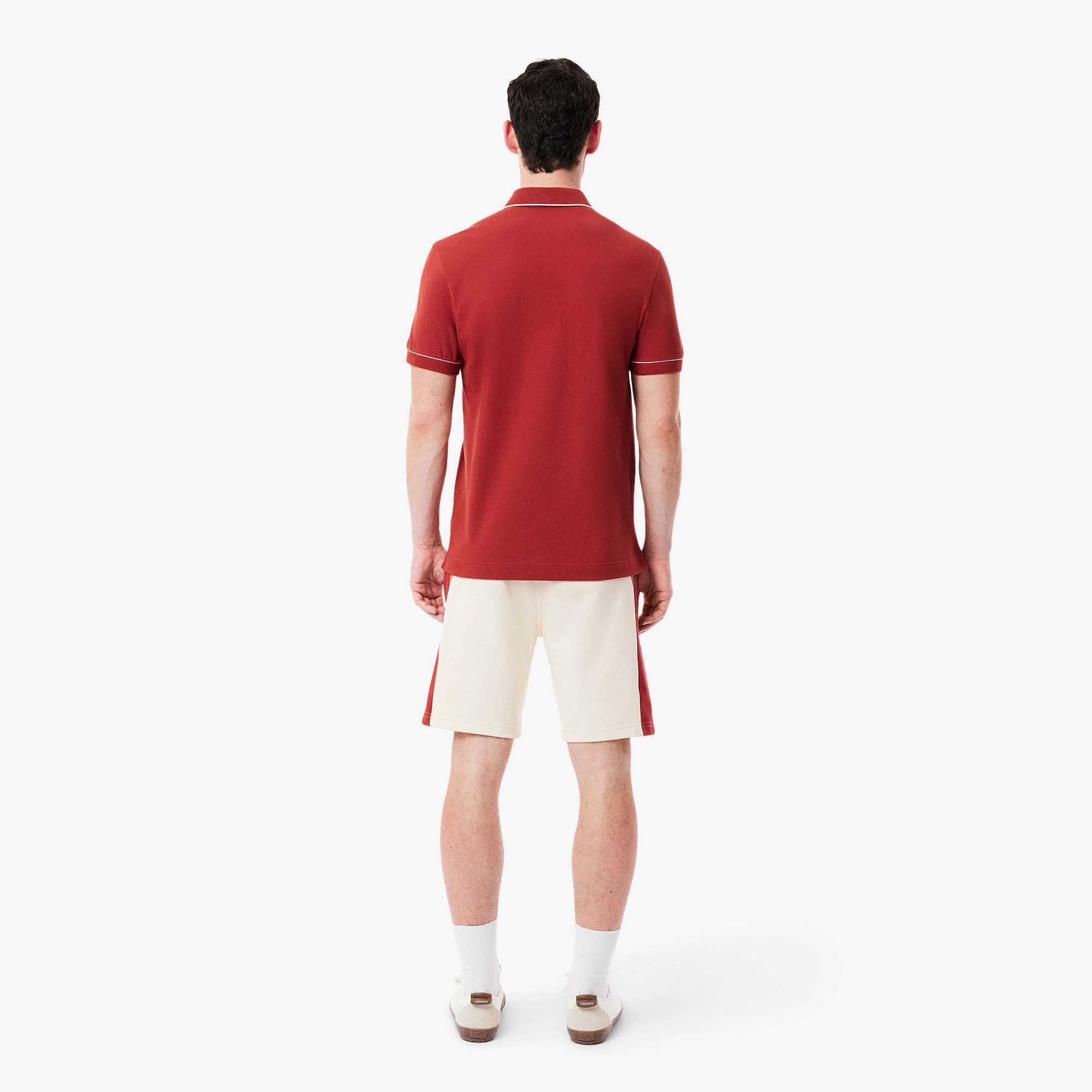 Cotton Fleece Colour-Block Shorts