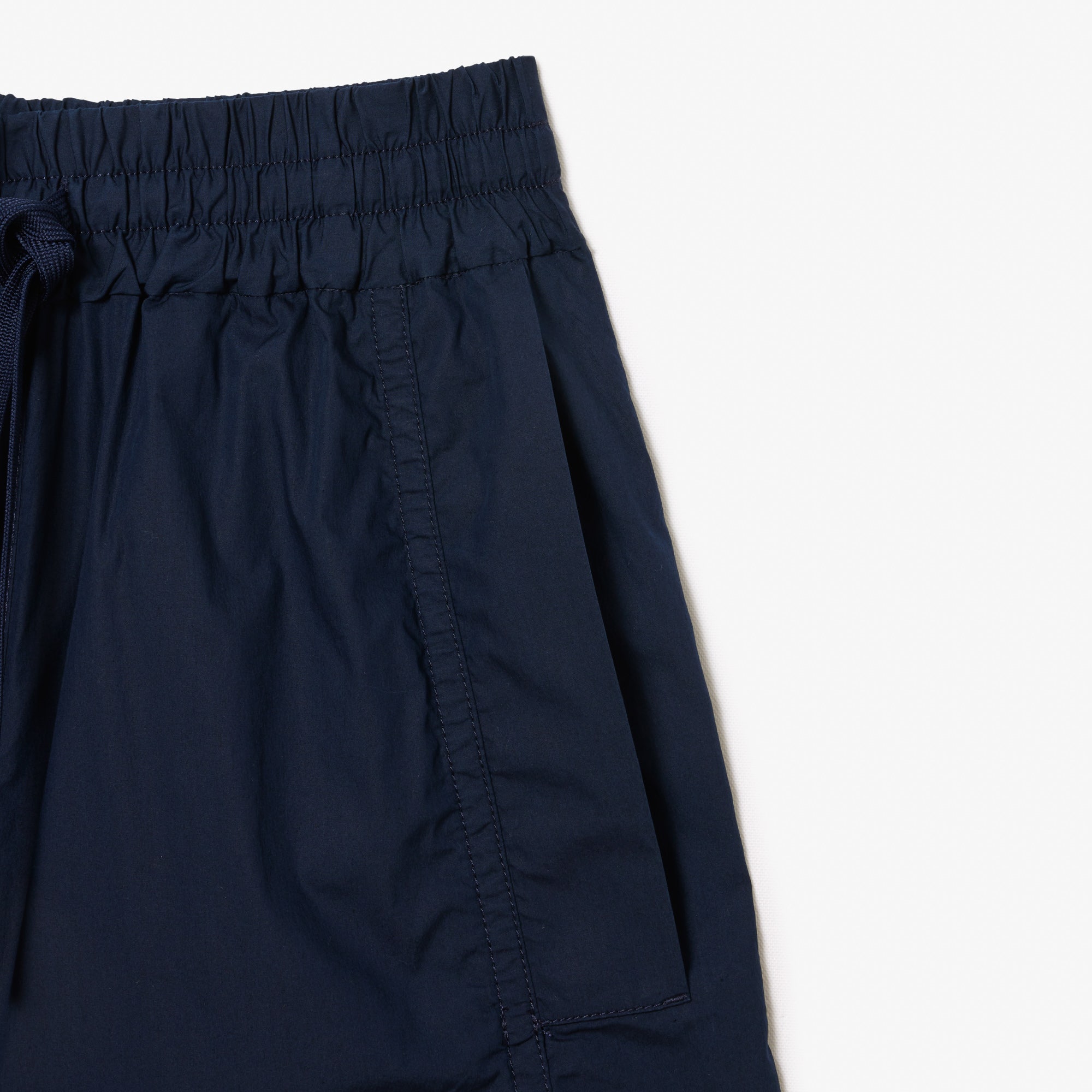 Oversized Cotton Blend Wide Leg Pants