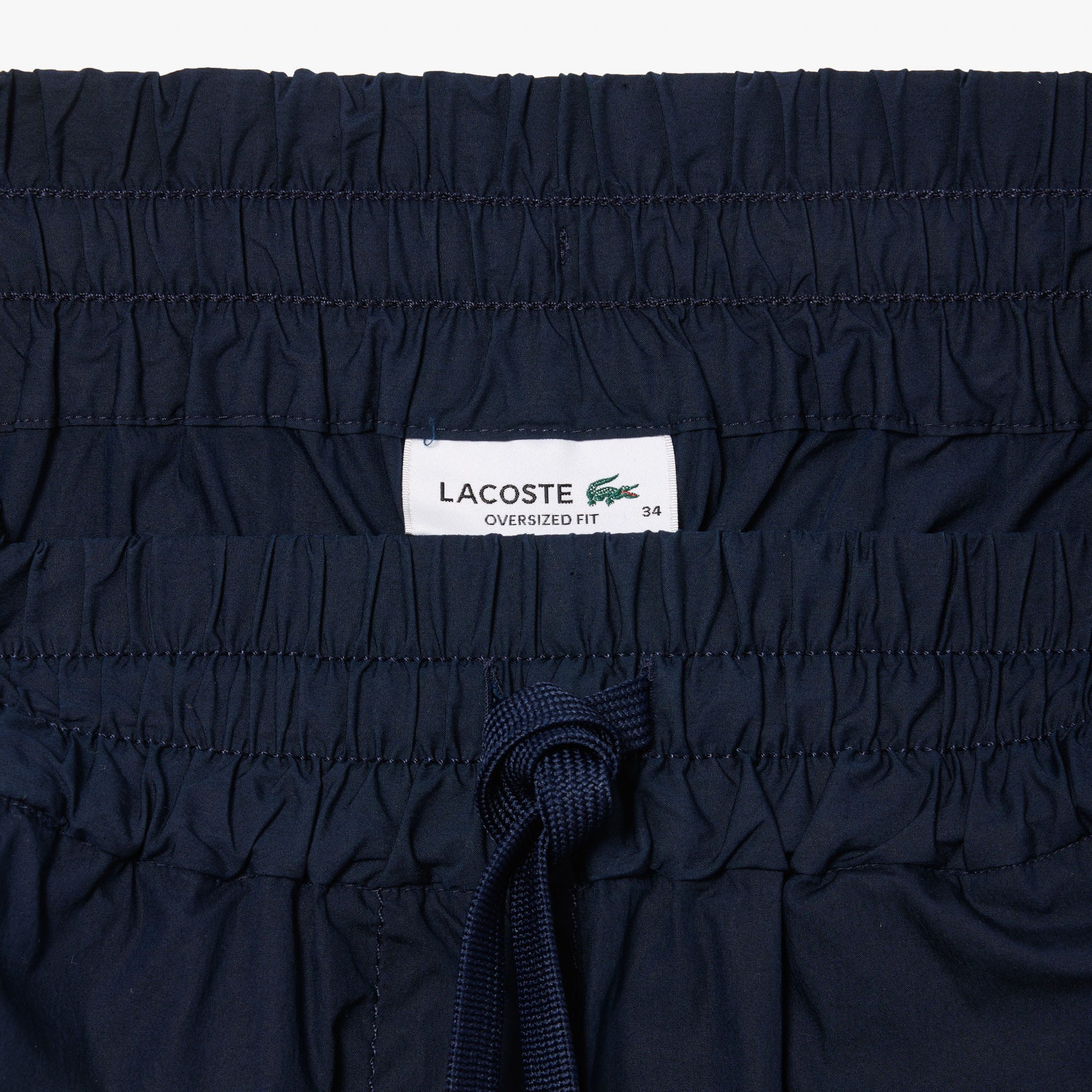 Oversized Cotton Blend Wide Leg Pants