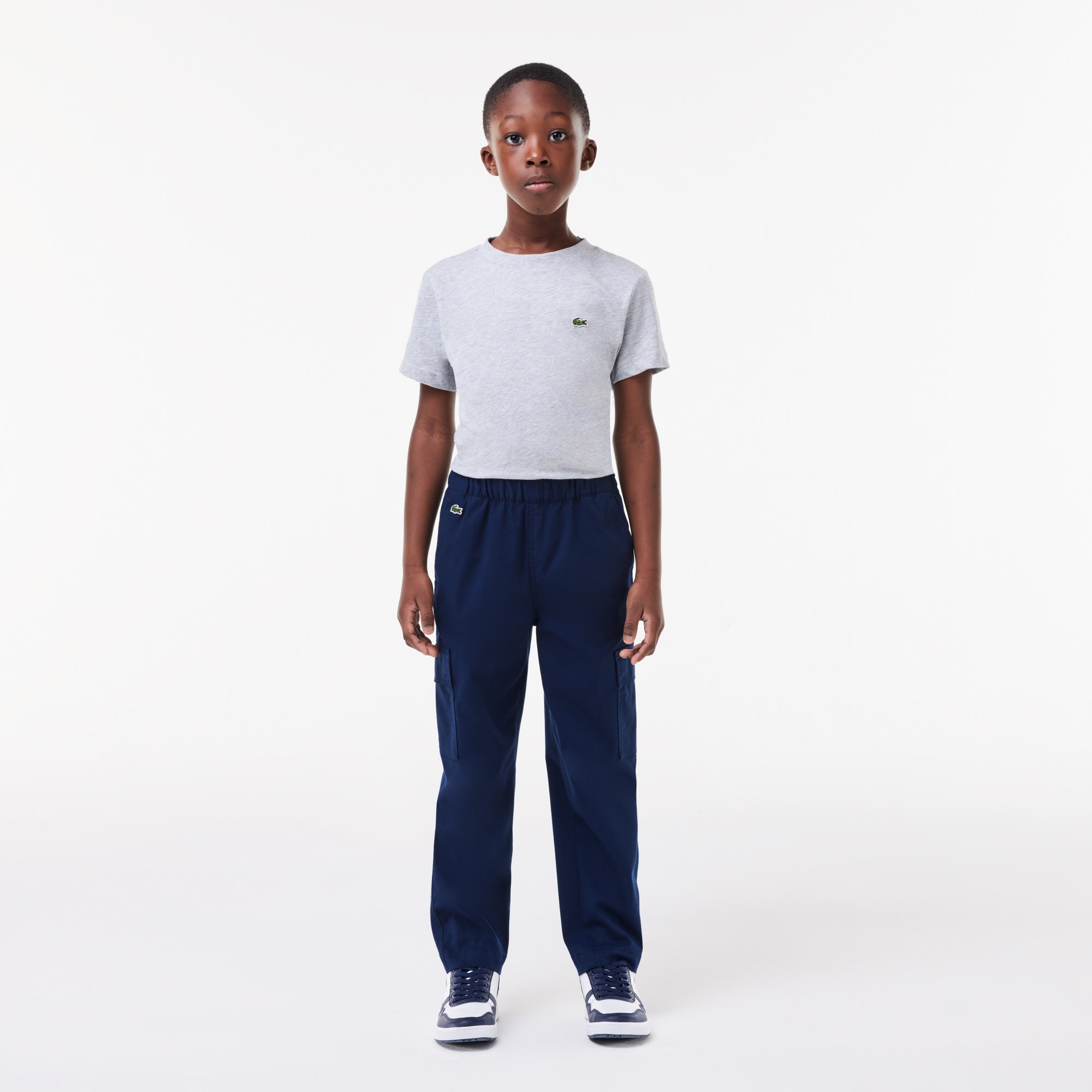 Lightweight Cotton Gabardine Cargo Pants