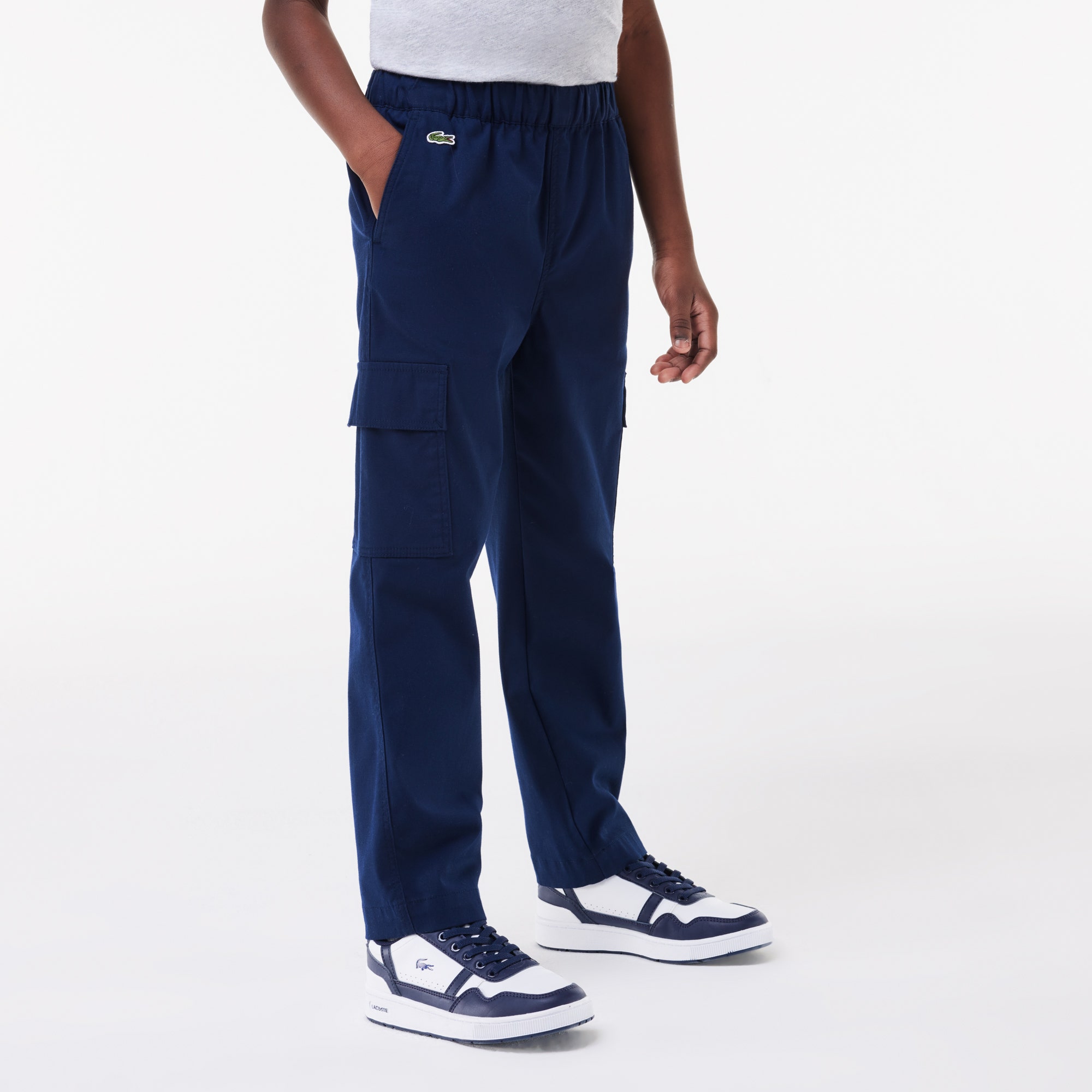 Lightweight Cotton Gabardine Cargo Pants