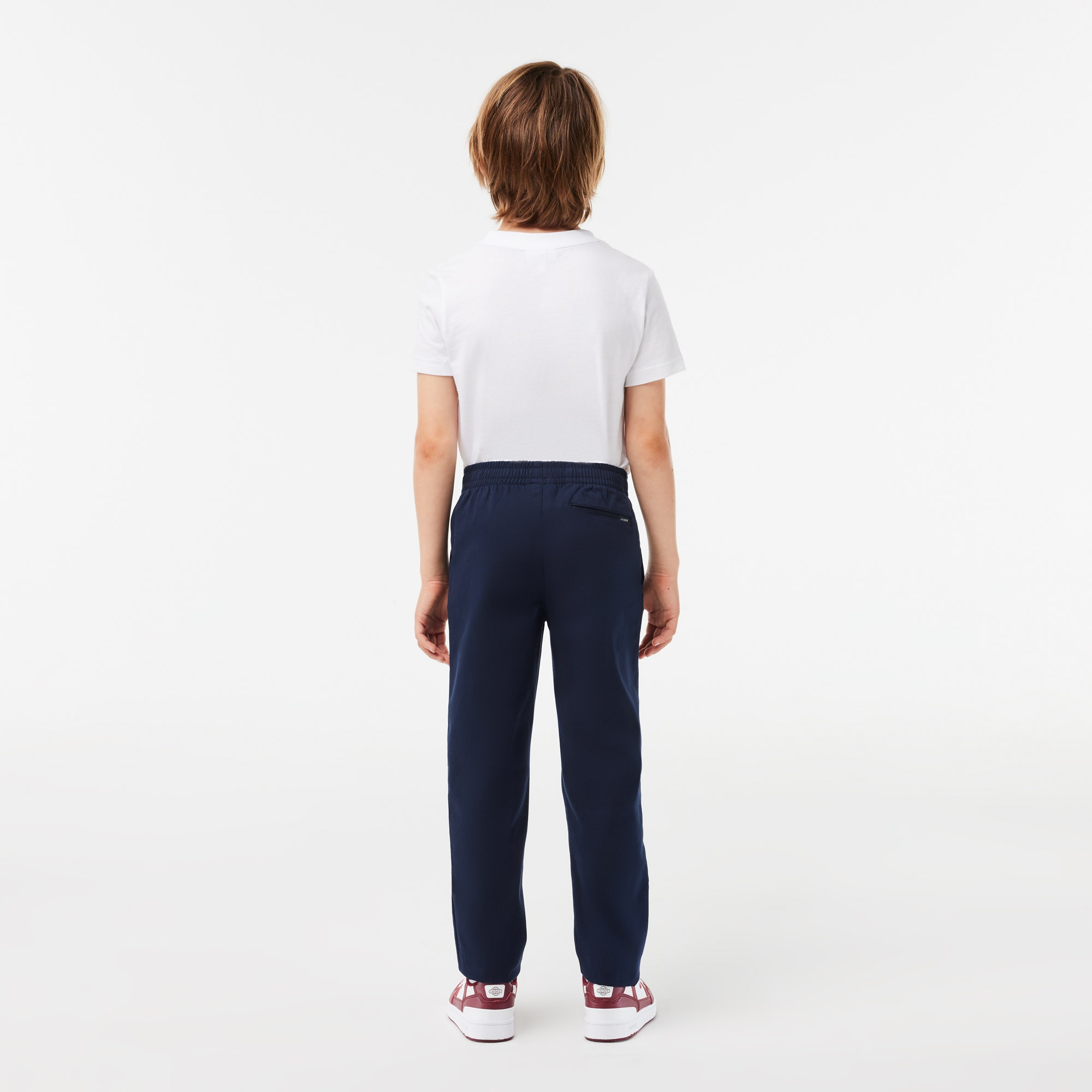 Boys' Lacoste Stretch Cotton Gabardine Chinos