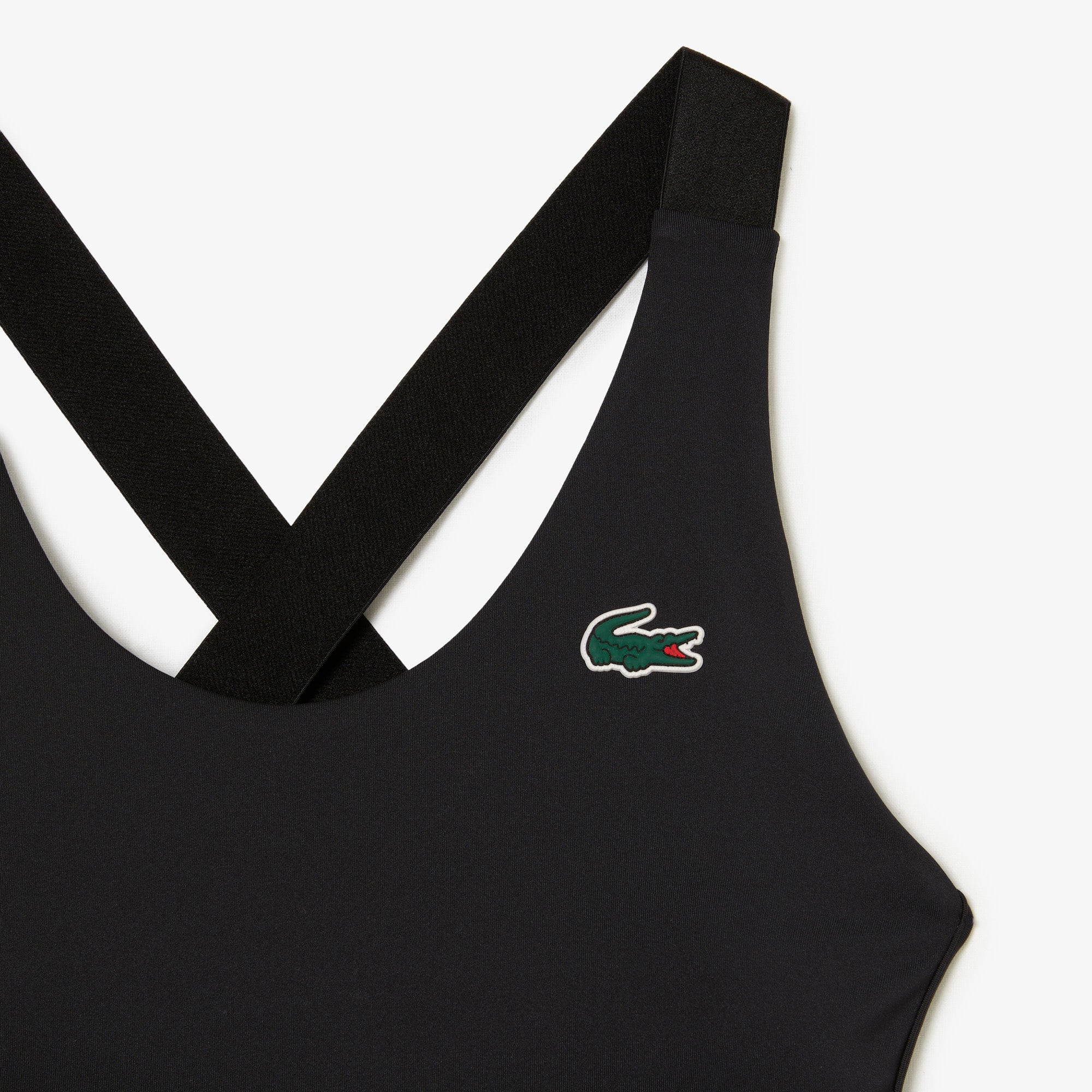 Sport Bra with Contrast Crossover Back