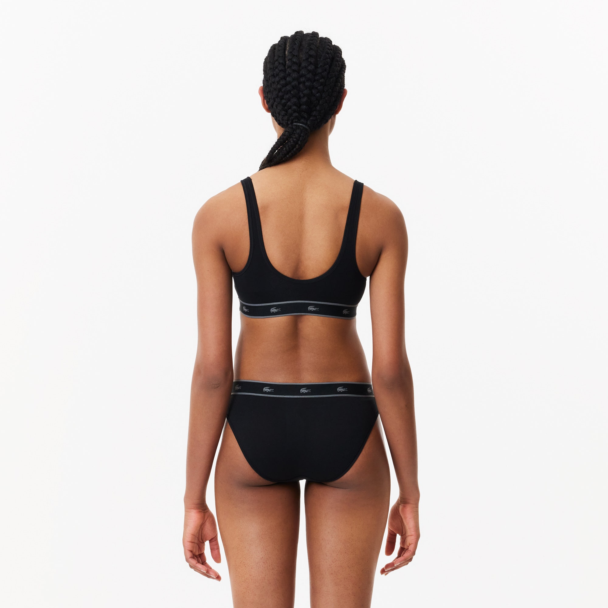 Padded Stretch Cotton Triangle Bralette