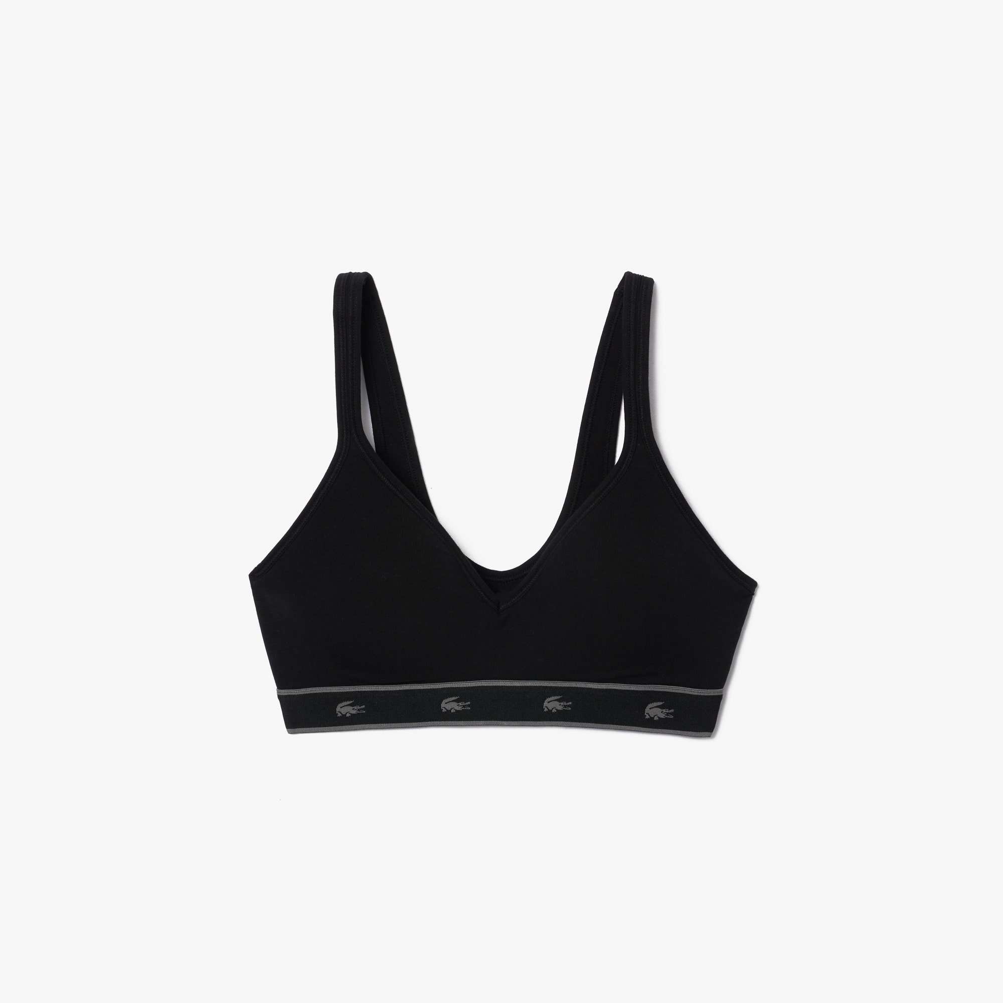 Padded Stretch Cotton Triangle Bralette