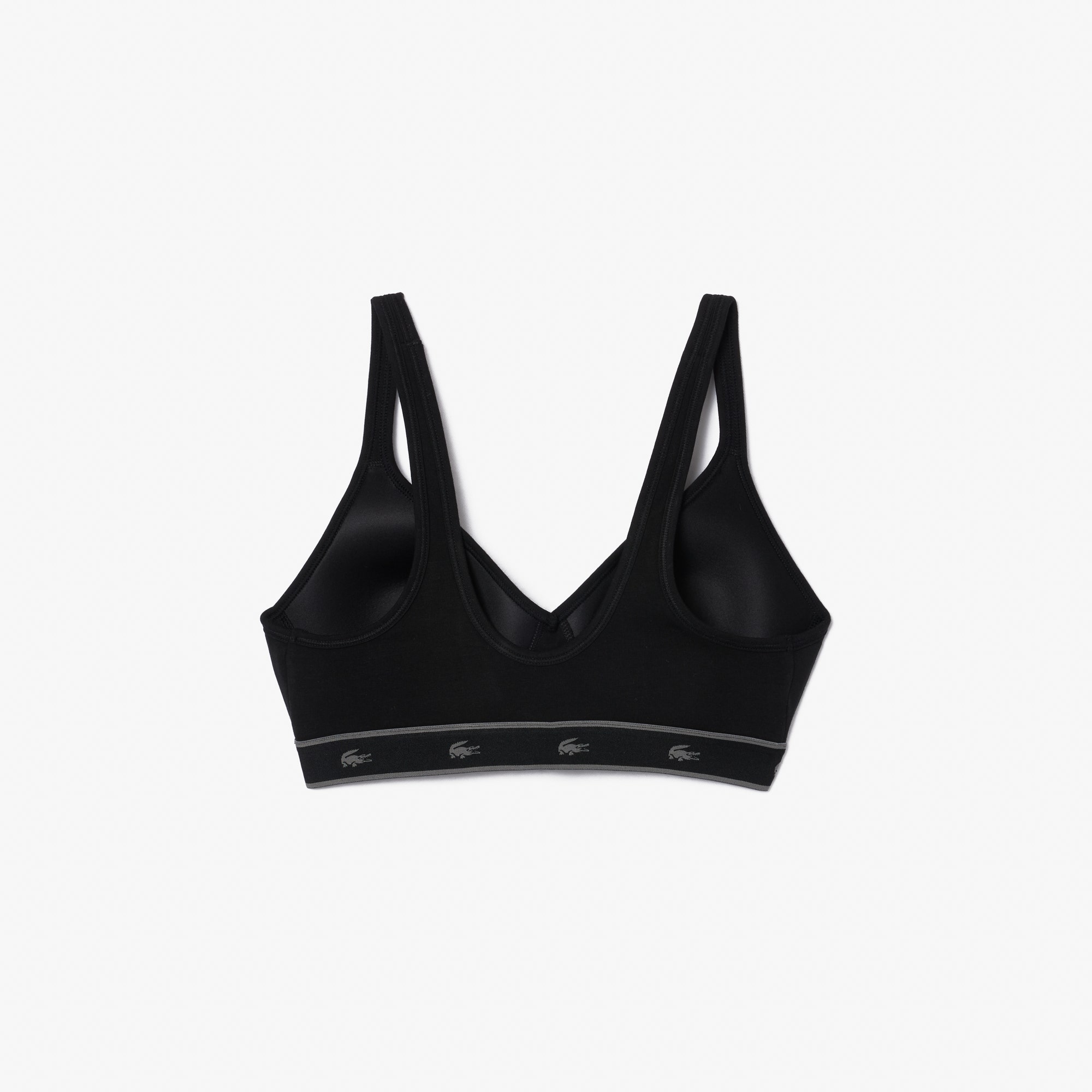 Padded Stretch Cotton Triangle Bralette