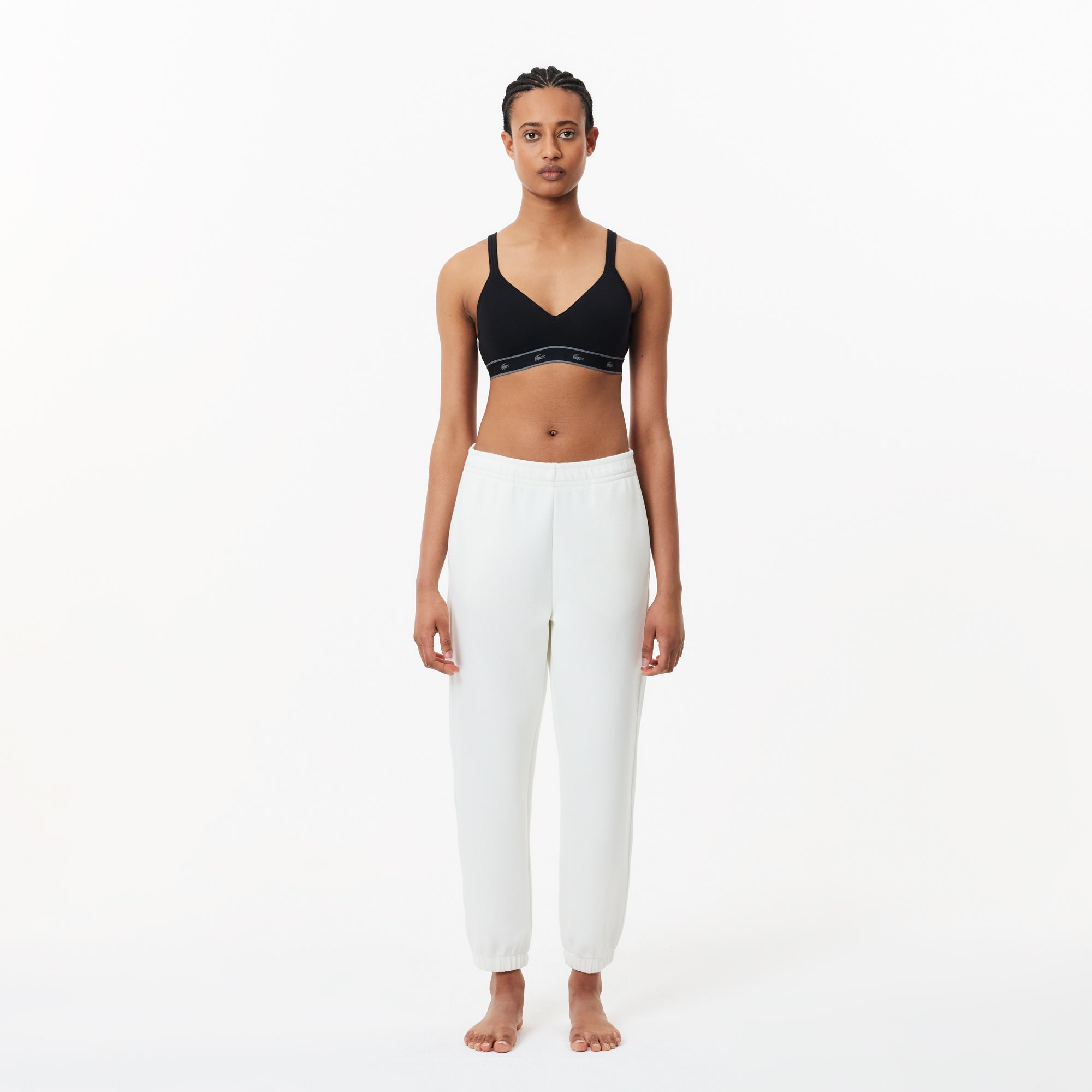 Padded Stretch Cotton Triangle Bralette
