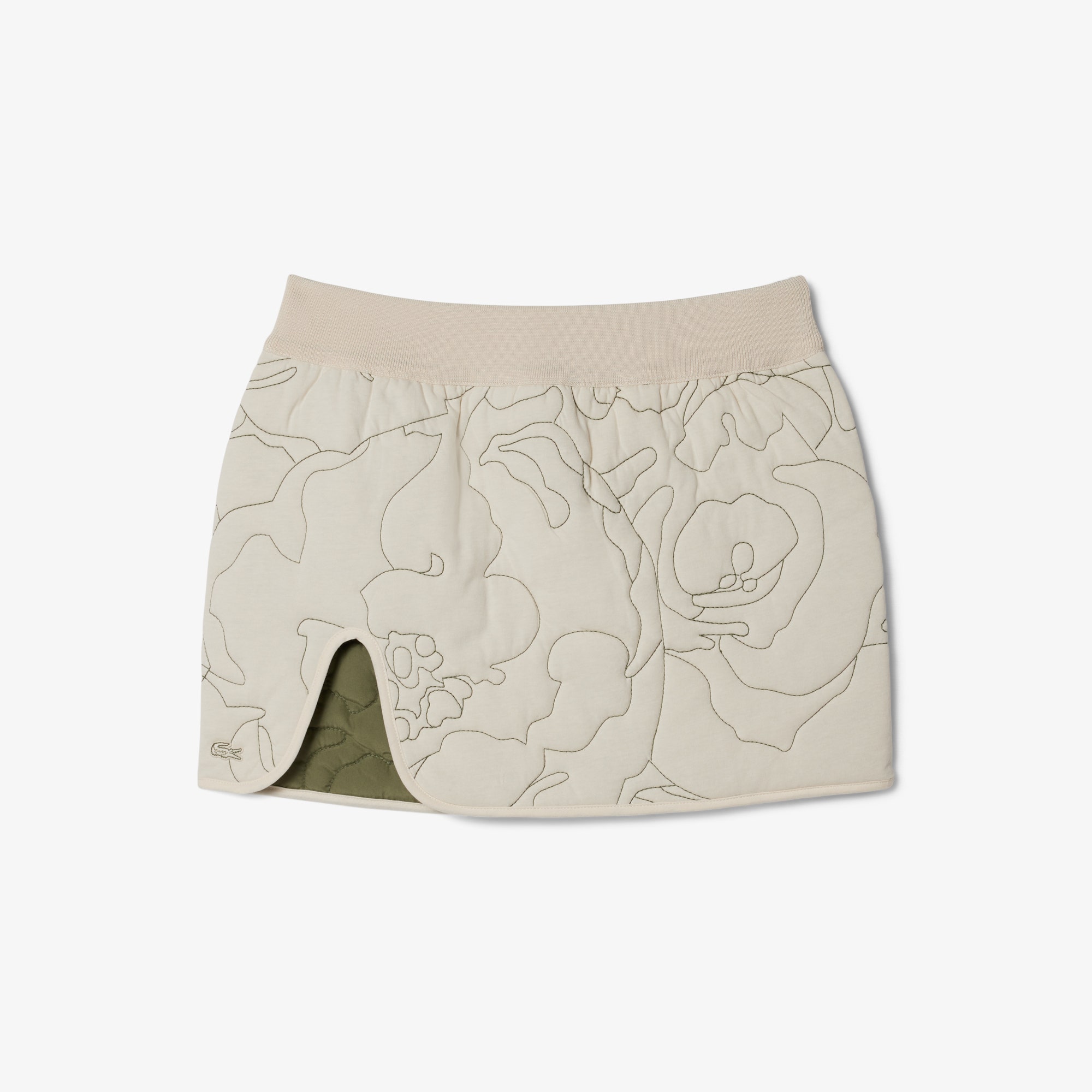 Reversible Embroidered Quilted Skirt