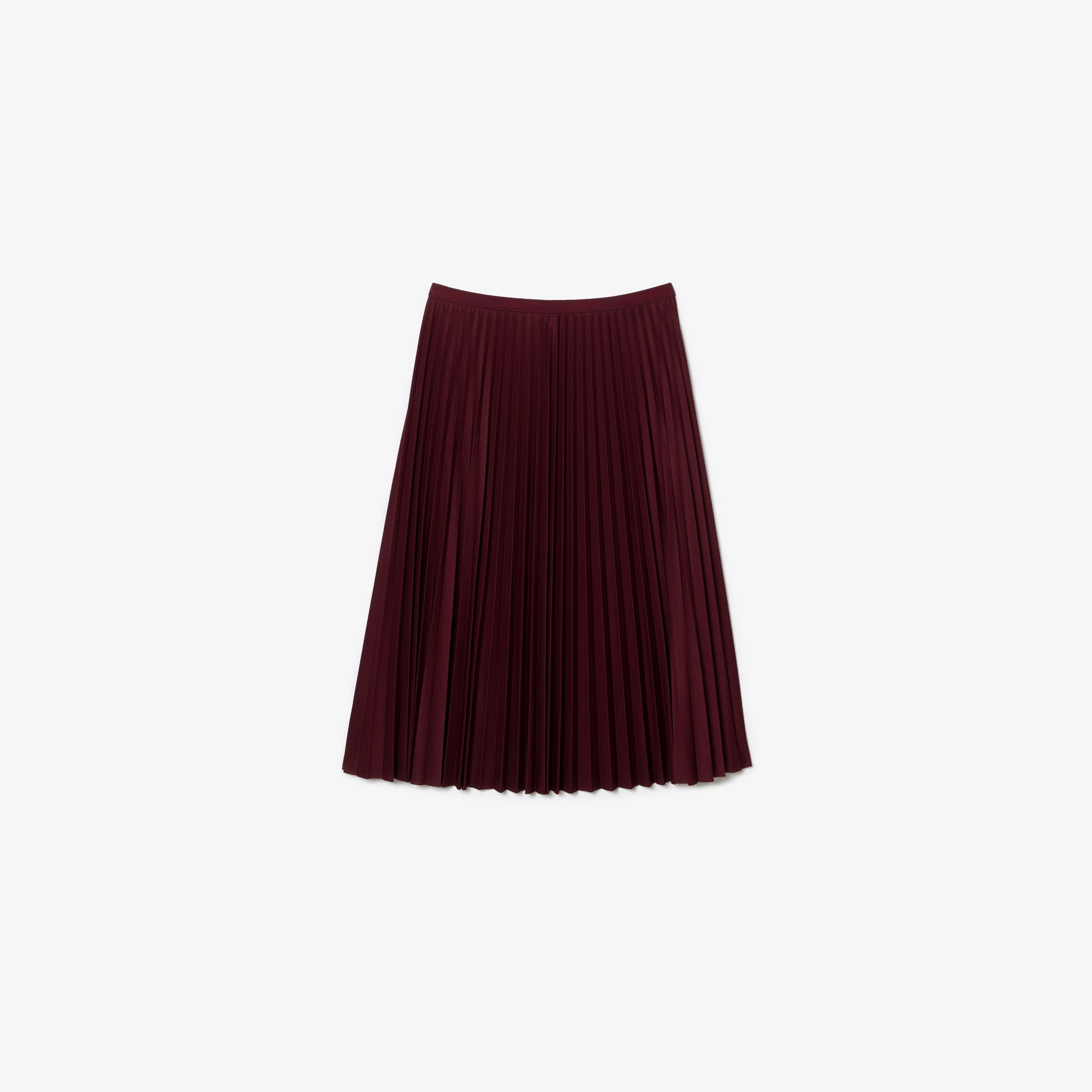 Elastic Waist Fluid Pleated Skirt