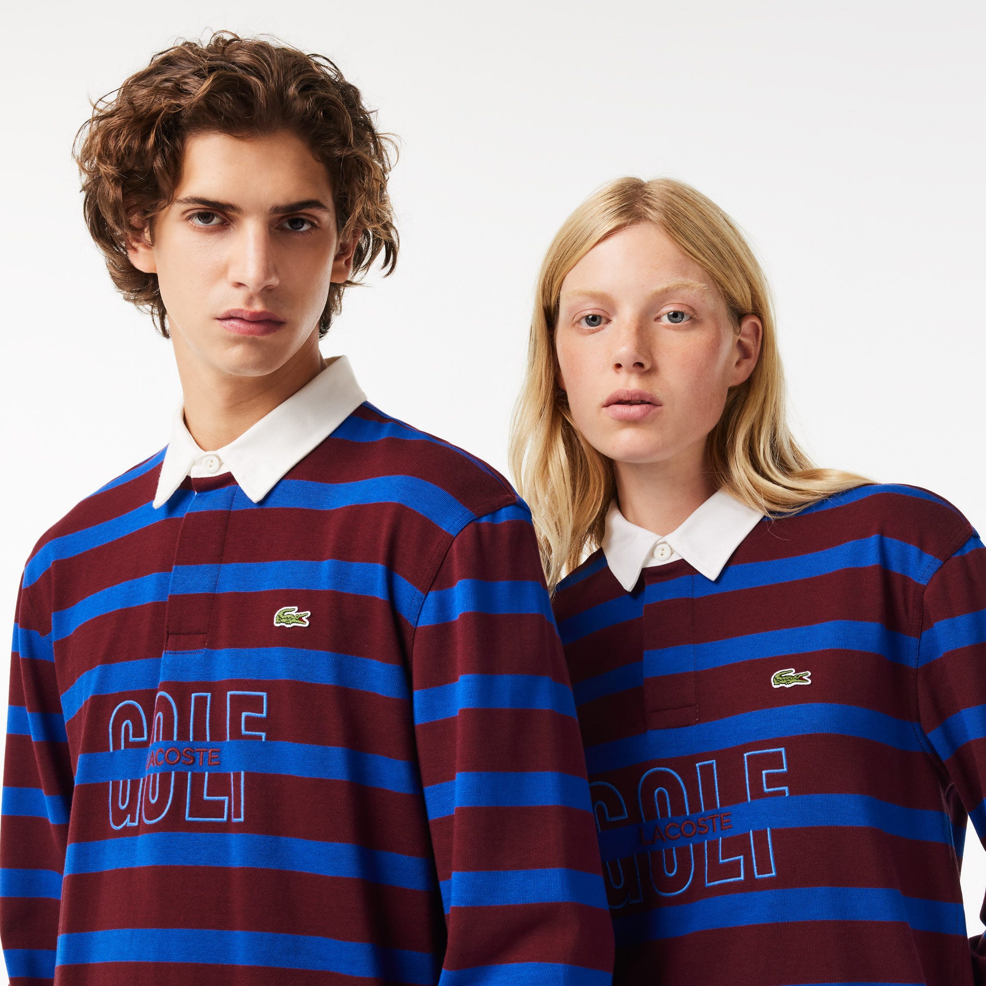 Long Sleeve Striped Rugby Shirt