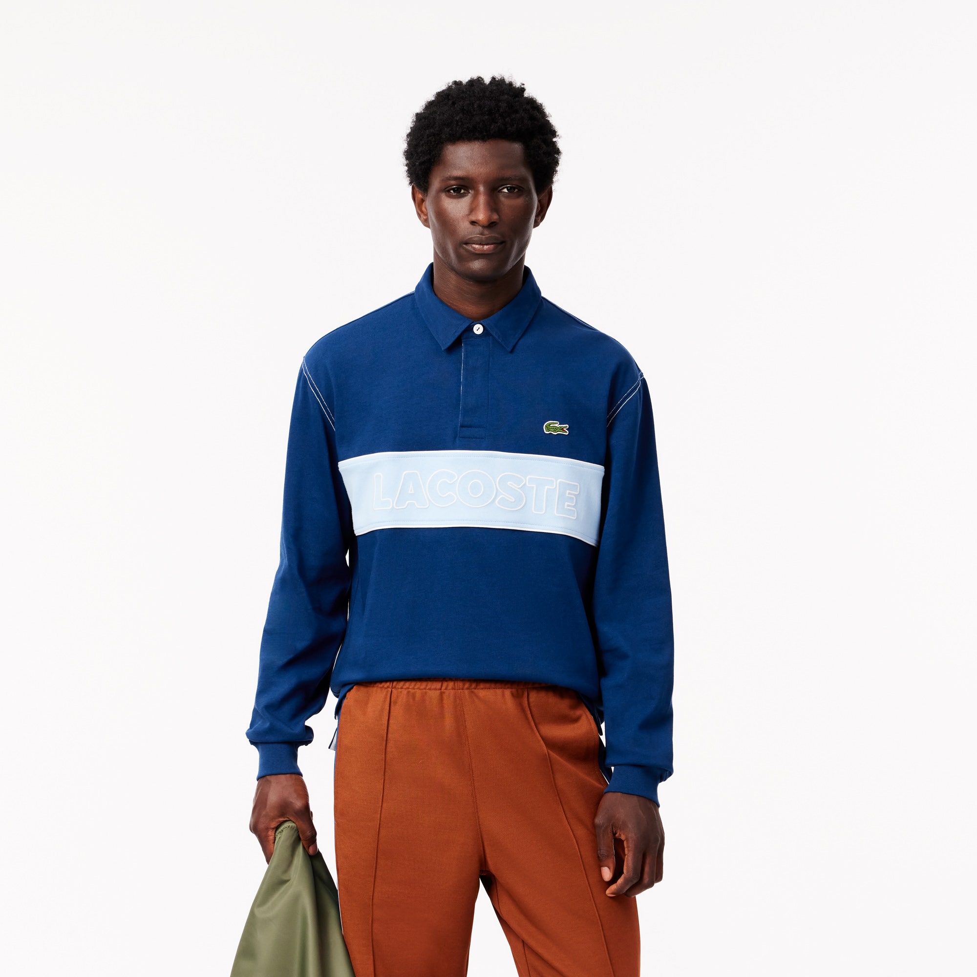 Relaxed Fit Cotton Rugby Shirt