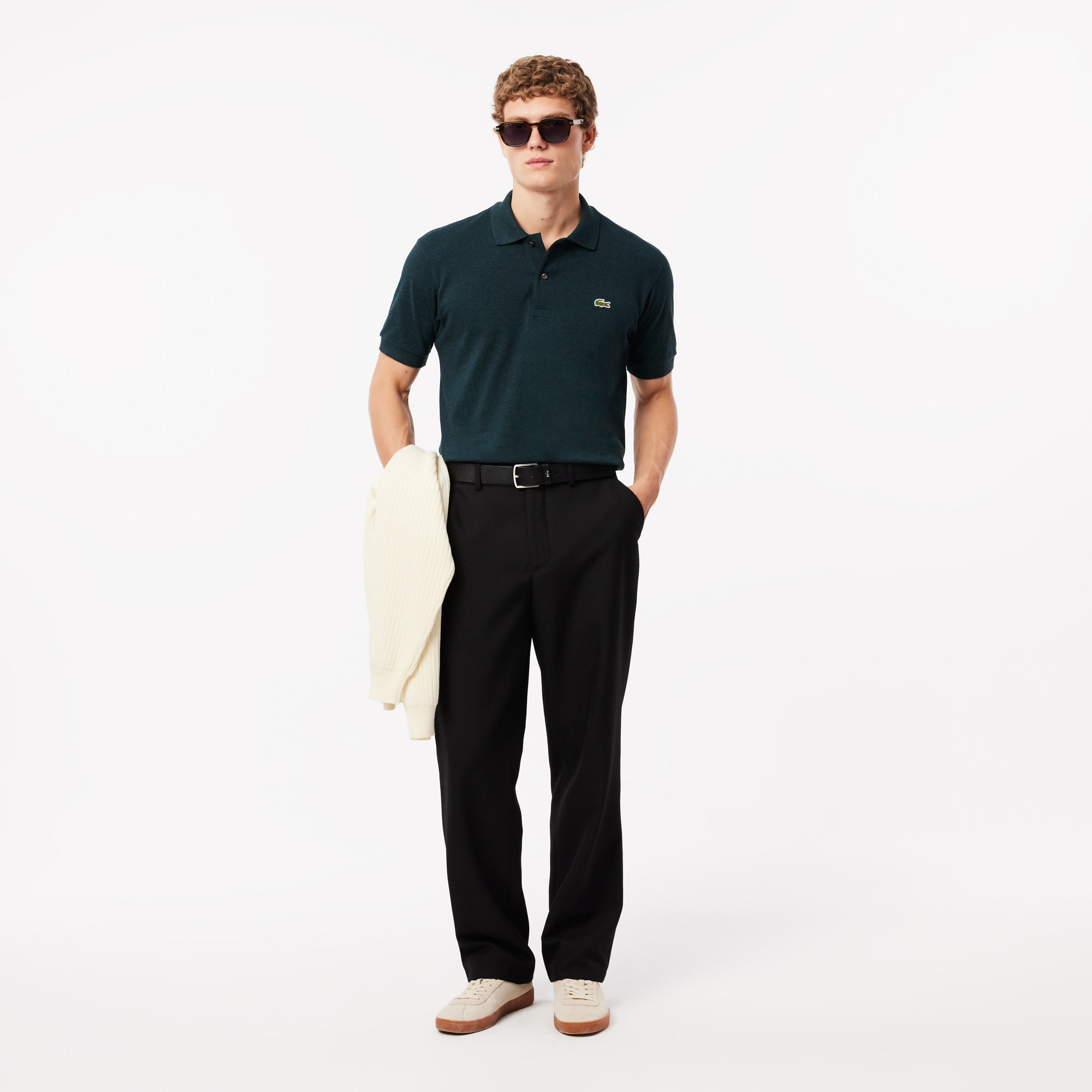Classic Fit L.12.12 Marl Polo Shirt