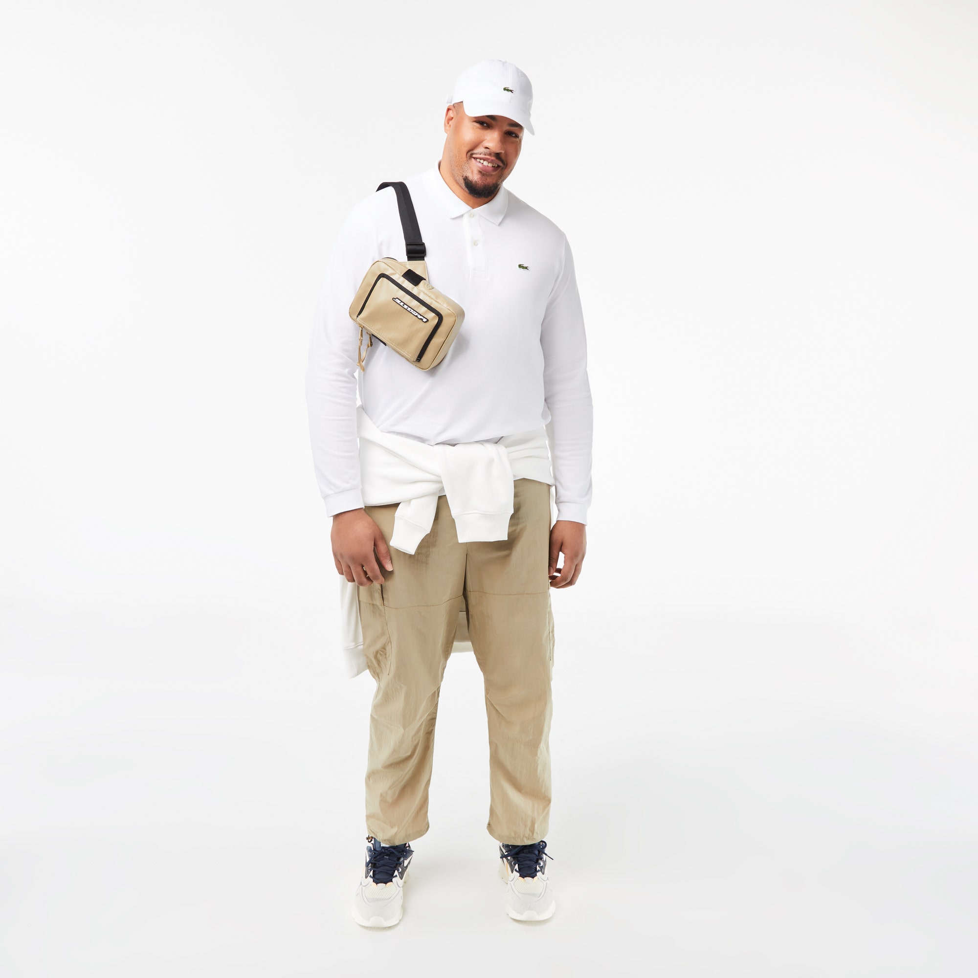 Classic Fit Long Sleeved L.12.12 Polo Shirt