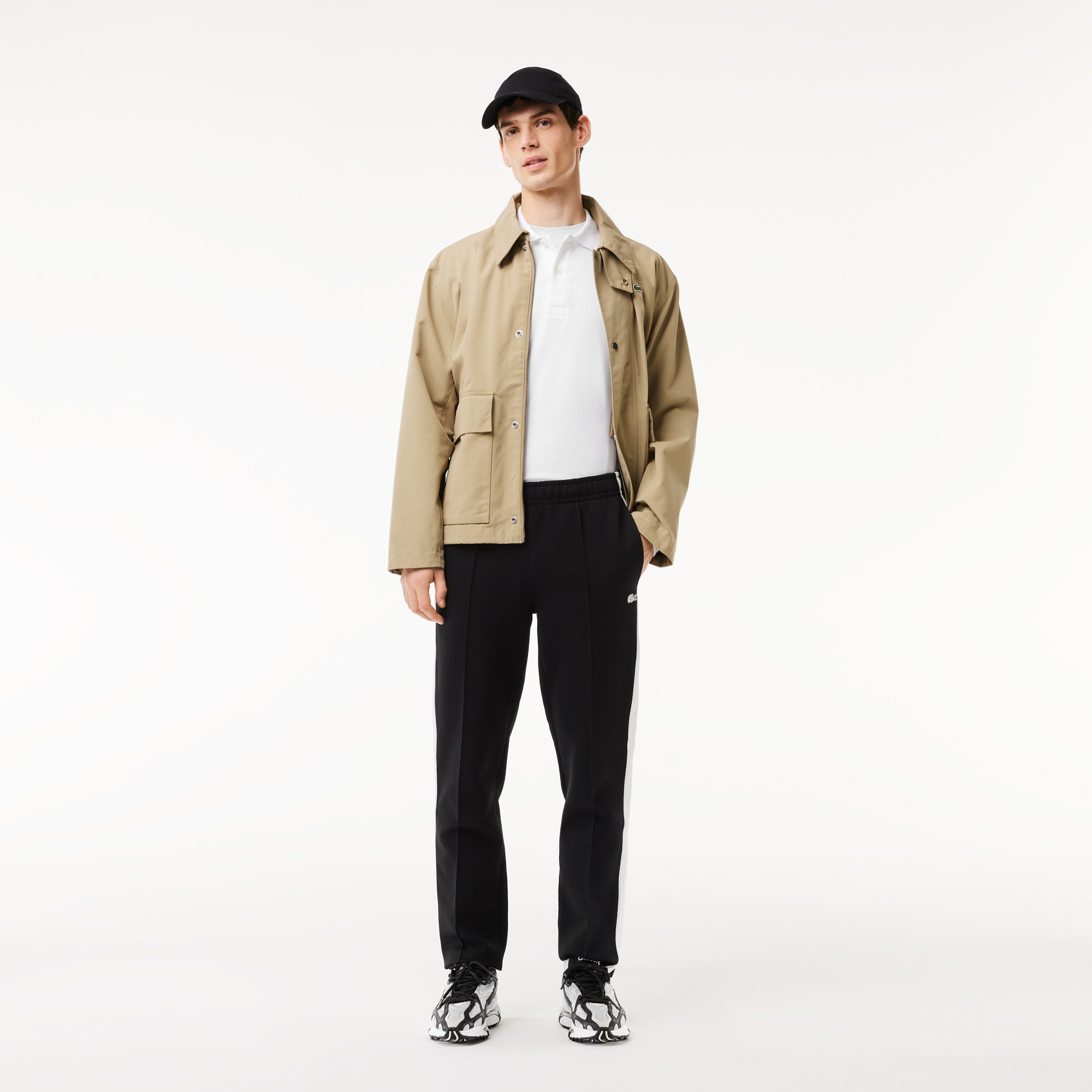 Classic Fit Long Sleeved L.12.12 Polo Shirt