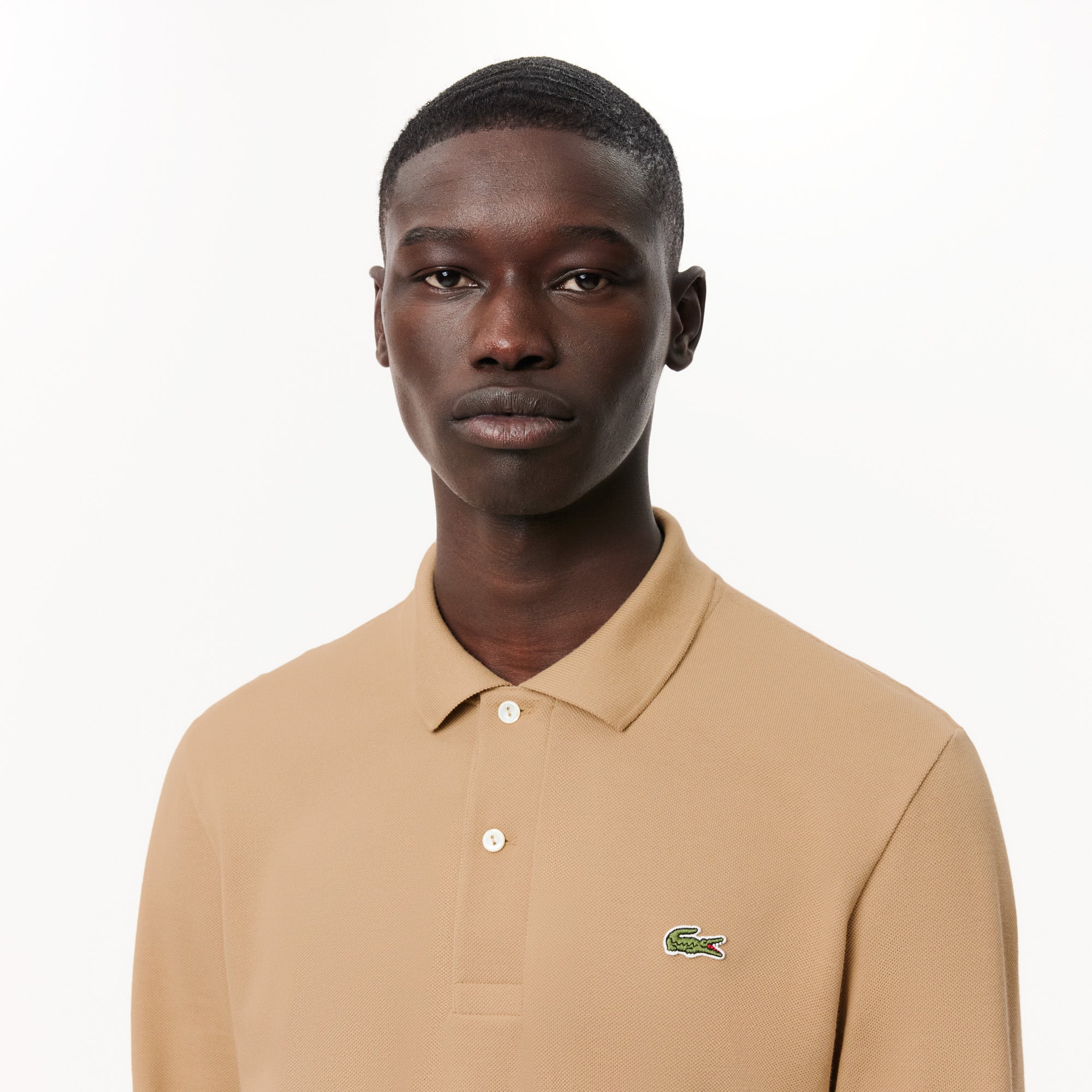 Classic Fit Long Sleeved L.12.12 Polo Shirt