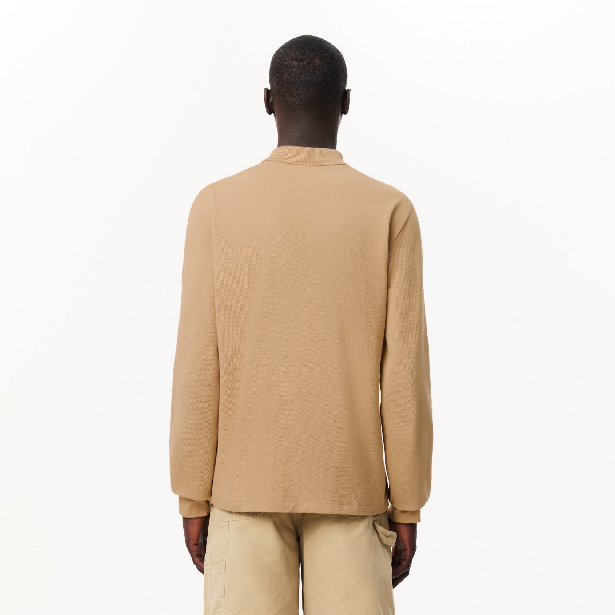 Classic Fit Long Sleeved L.12.12 Polo Shirt