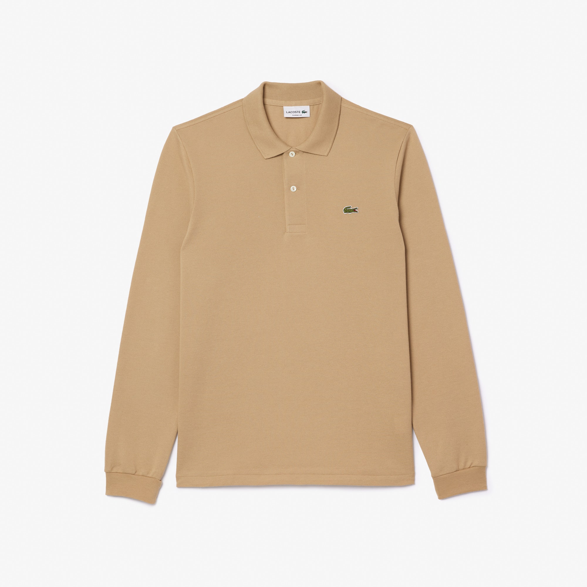 Classic Fit Long Sleeved L.12.12 Polo Shirt