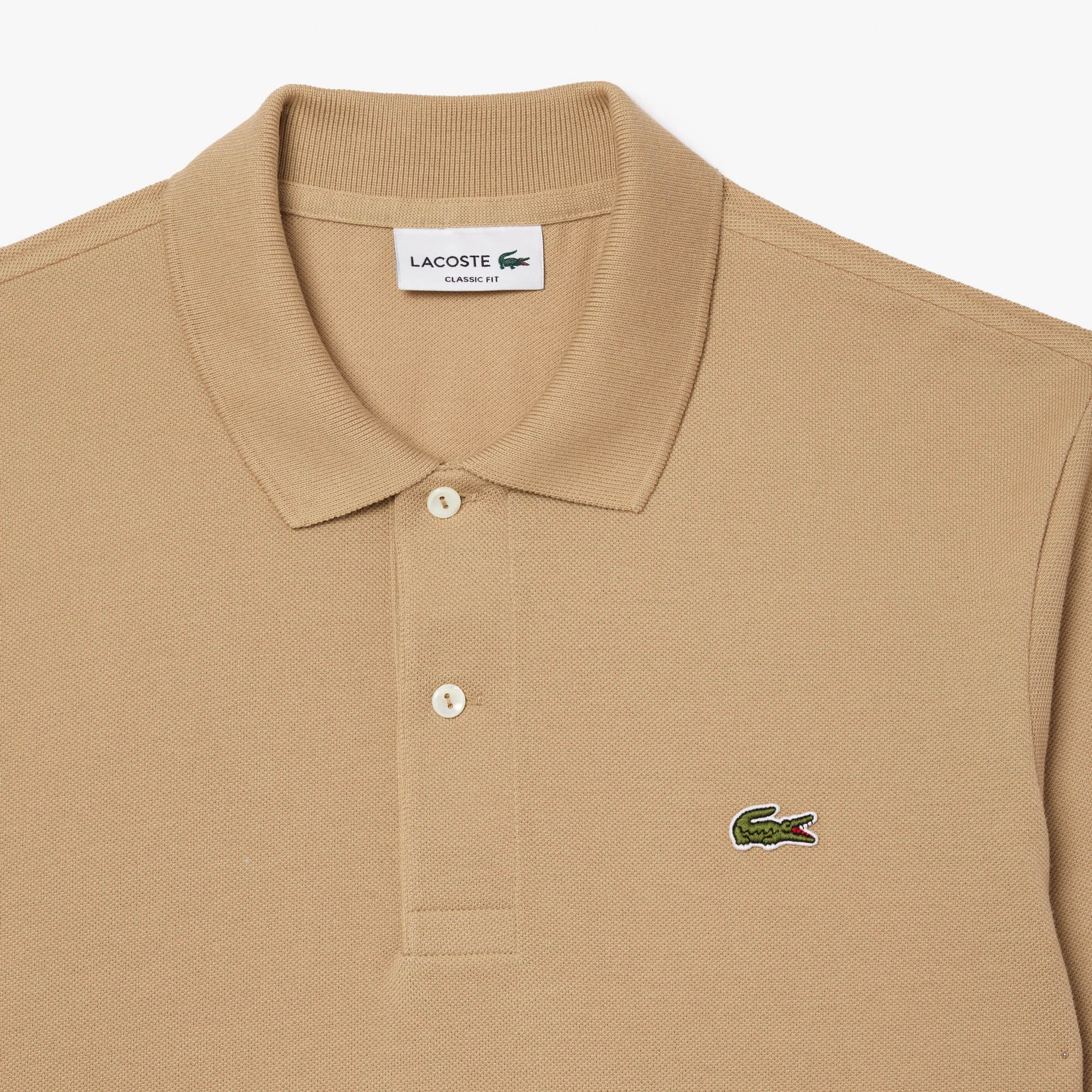 Classic Fit Long Sleeved L.12.12 Polo Shirt