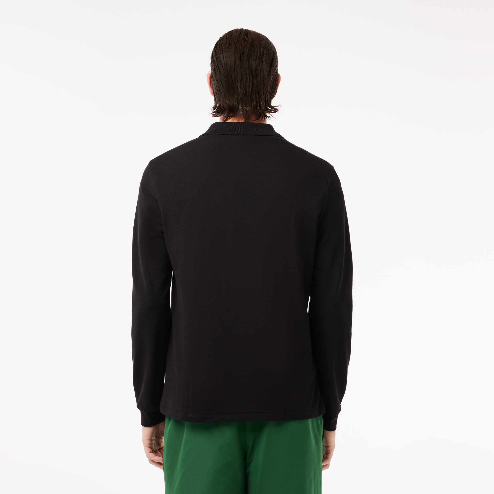 Classic Fit Long Sleeved L.12.12 Polo Shirt