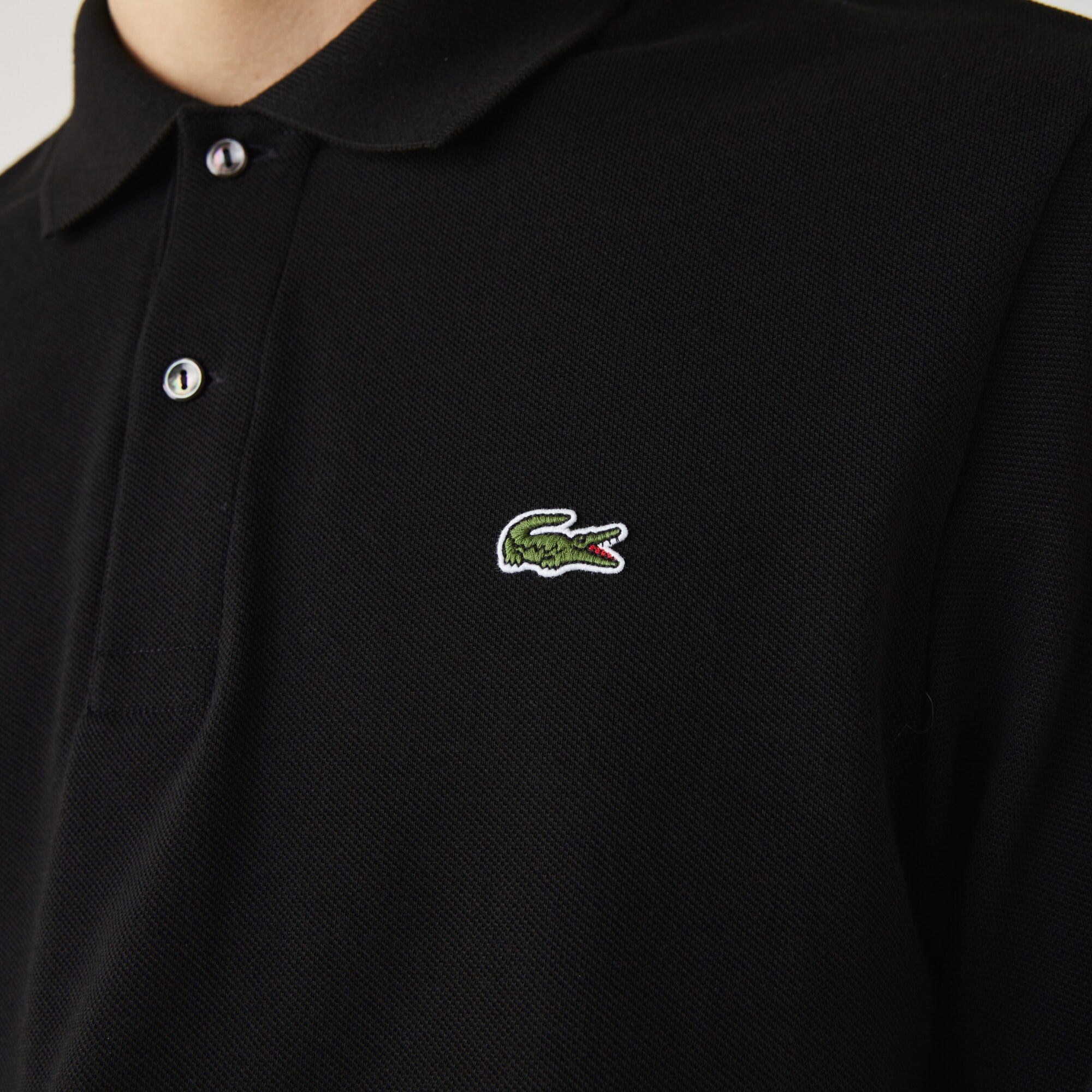 Classic Fit Long Sleeved L.12.12 Polo Shirt