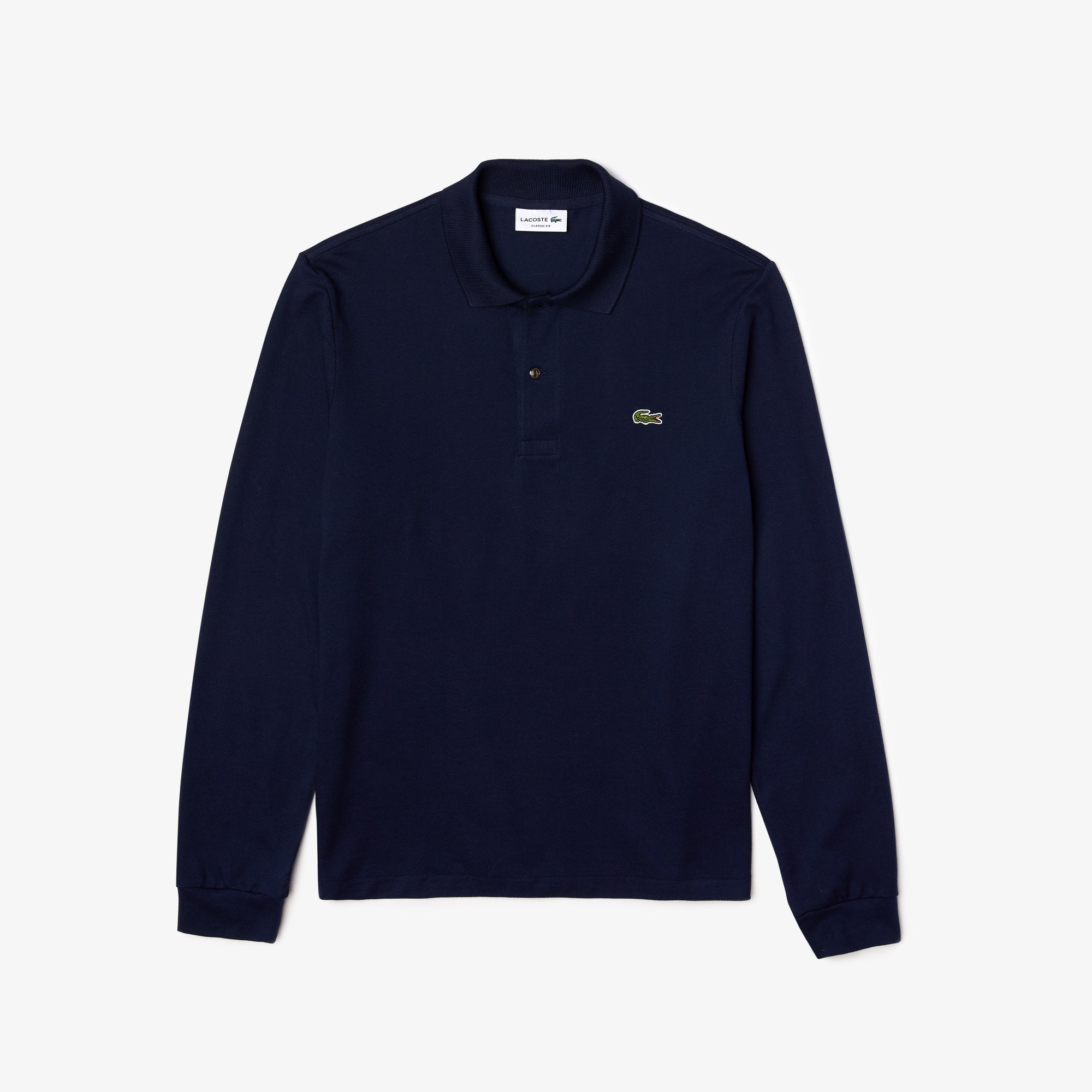 Classic Fit Long Sleeved L.12.12 Polo Shirt
