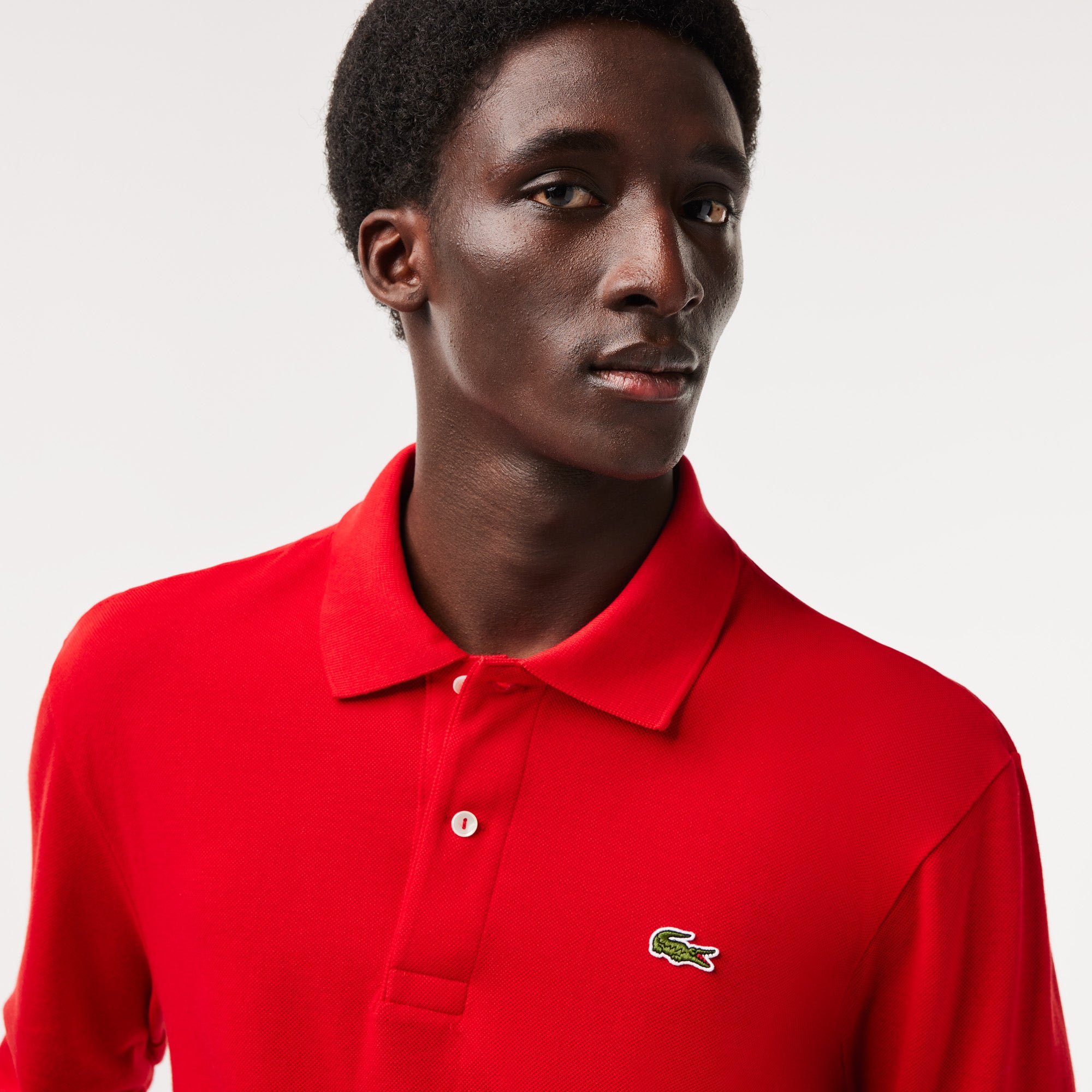 Classic Fit Long Sleeved L.12.12 Polo Shirt