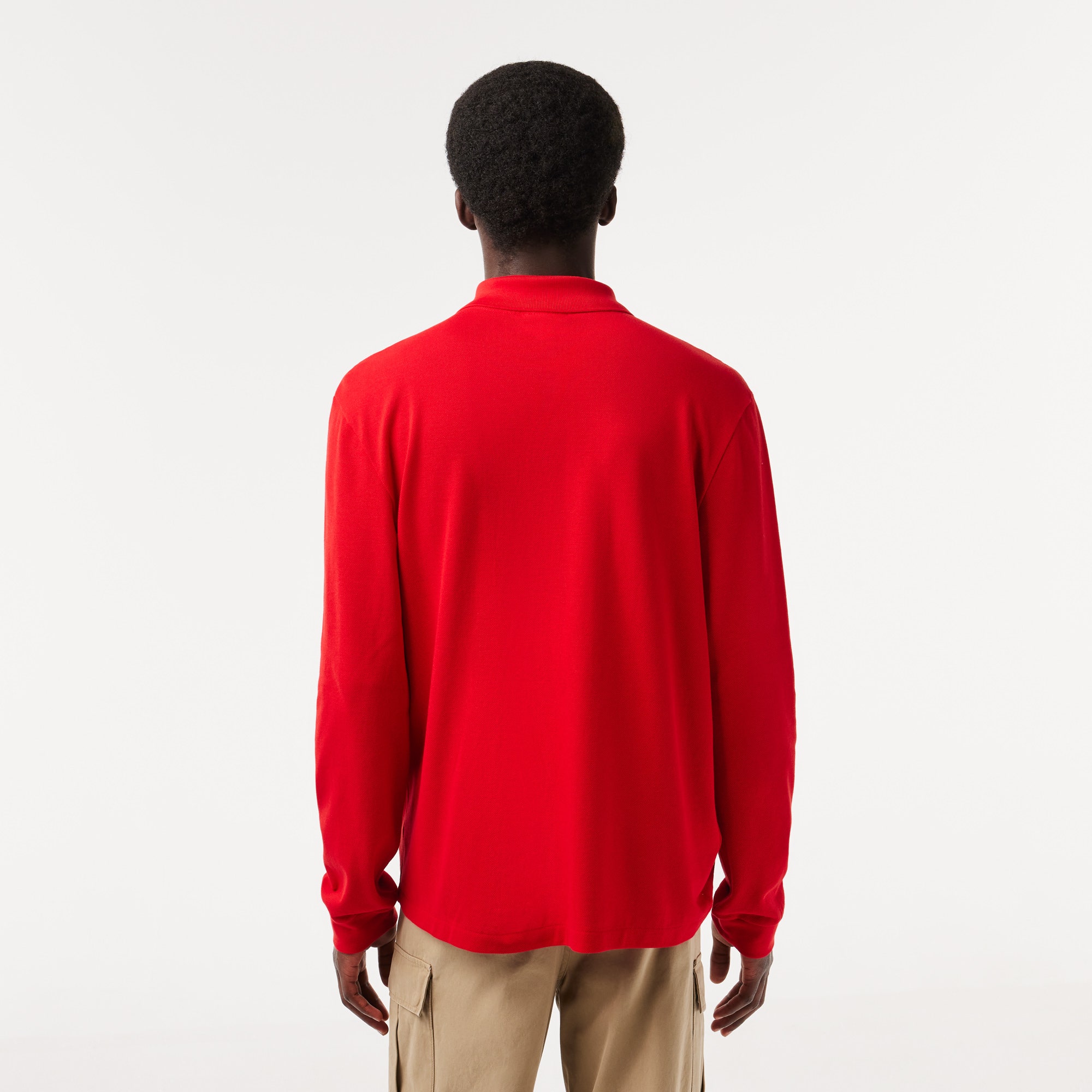 Classic Fit Long Sleeved L.12.12 Polo Shirt