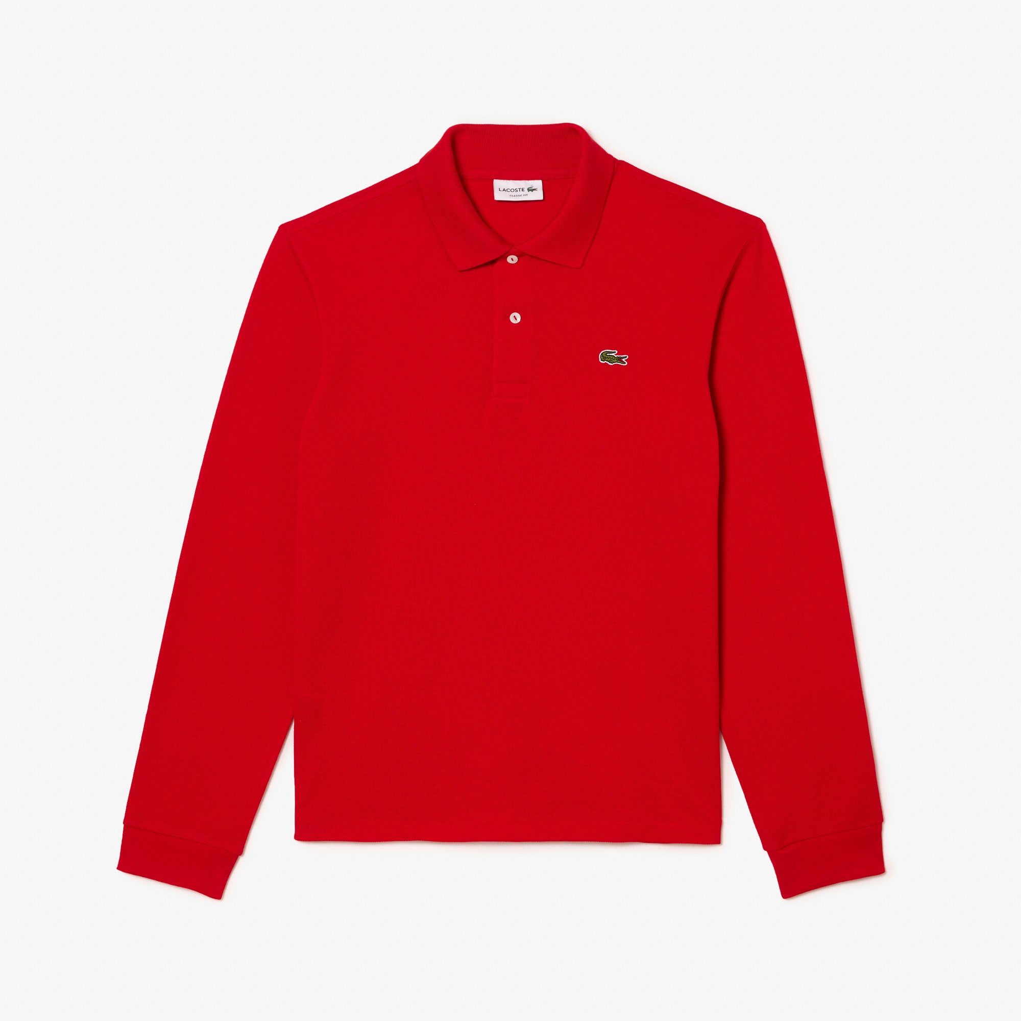 Classic Fit Long Sleeved L.12.12 Polo Shirt