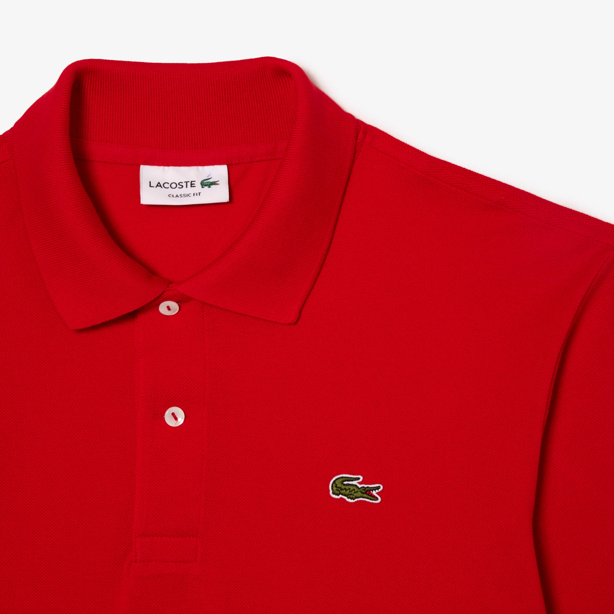Classic Fit Long Sleeved L.12.12 Polo Shirt