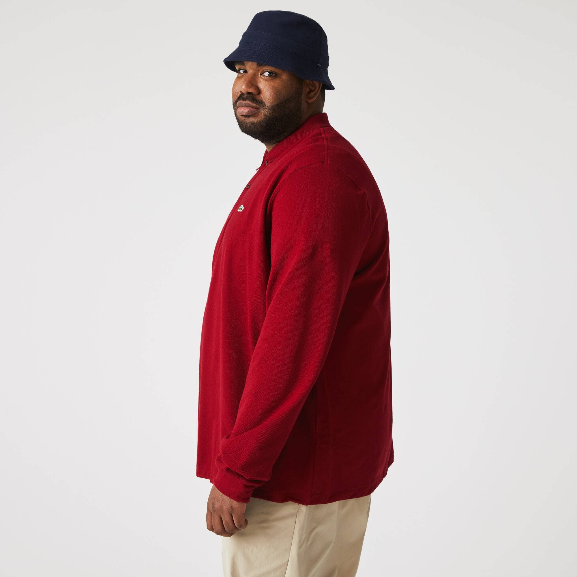 Classic Fit Long Sleeved L.12.12 Polo Shirt