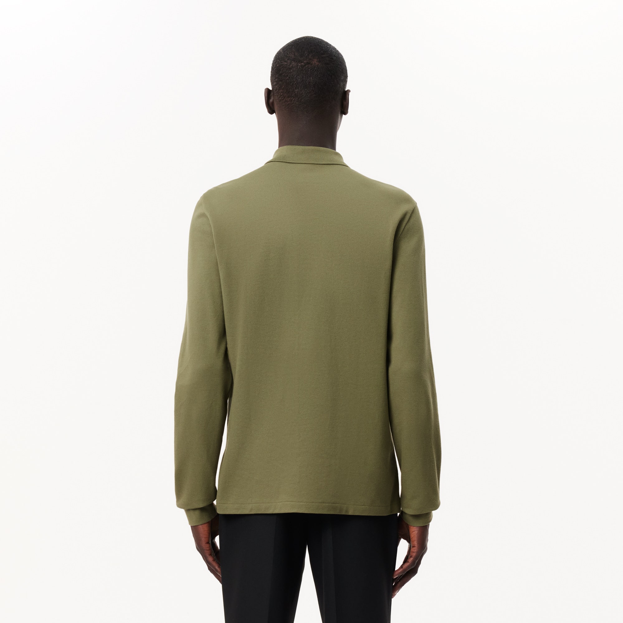 Classic Fit Long Sleeved L.12.12 Polo Shirt