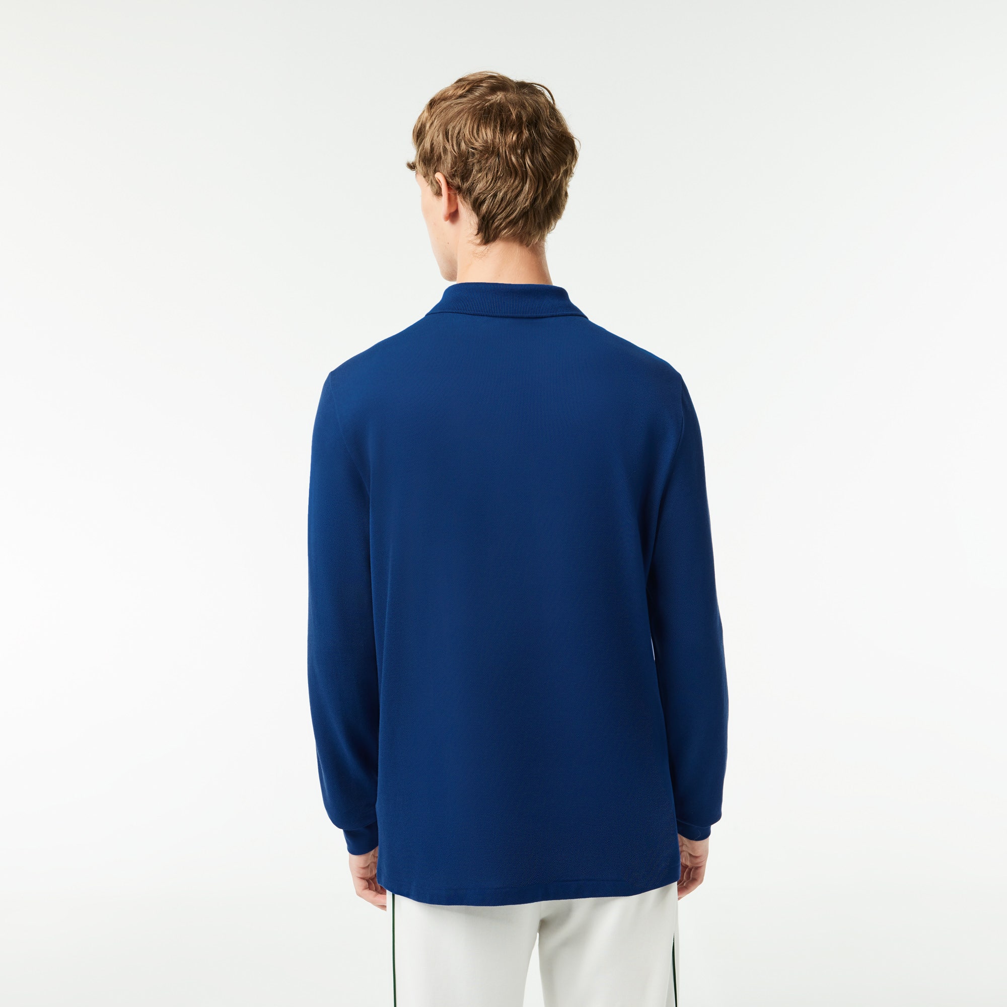 Classic Fit Long Sleeved L.12.12 Polo Shirt