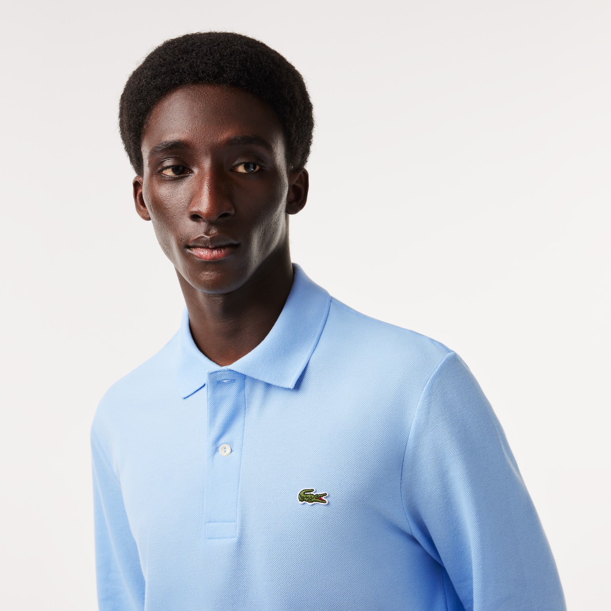 Classic Fit Long Sleeved L.12.12 Polo Shirt