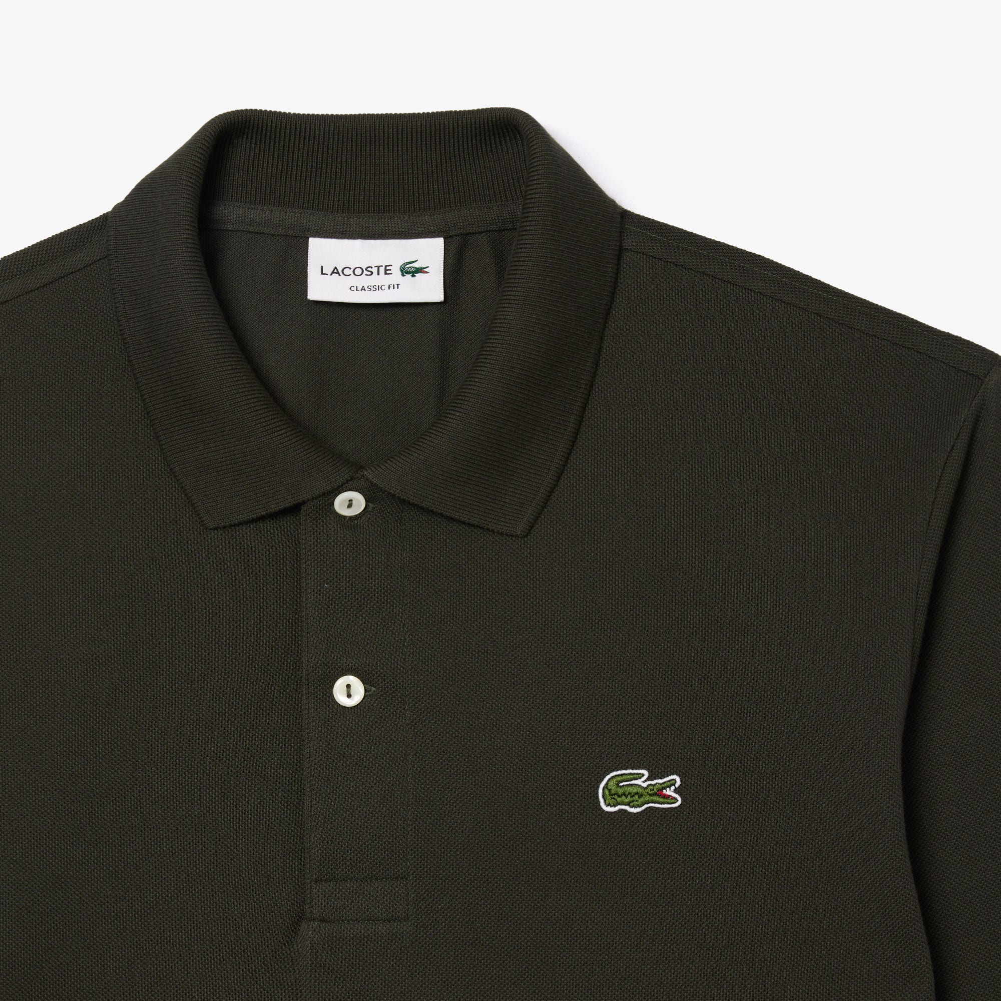 Classic Fit Long Sleeved L.12.12 Polo Shirt