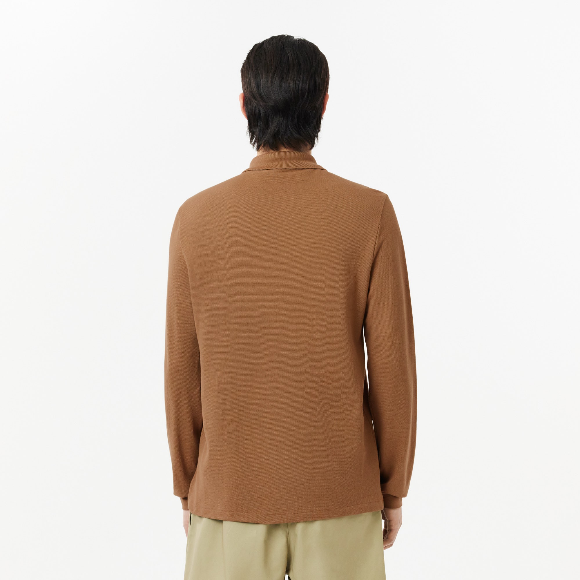 Classic Fit Long Sleeved L.12.12 Polo Shirt