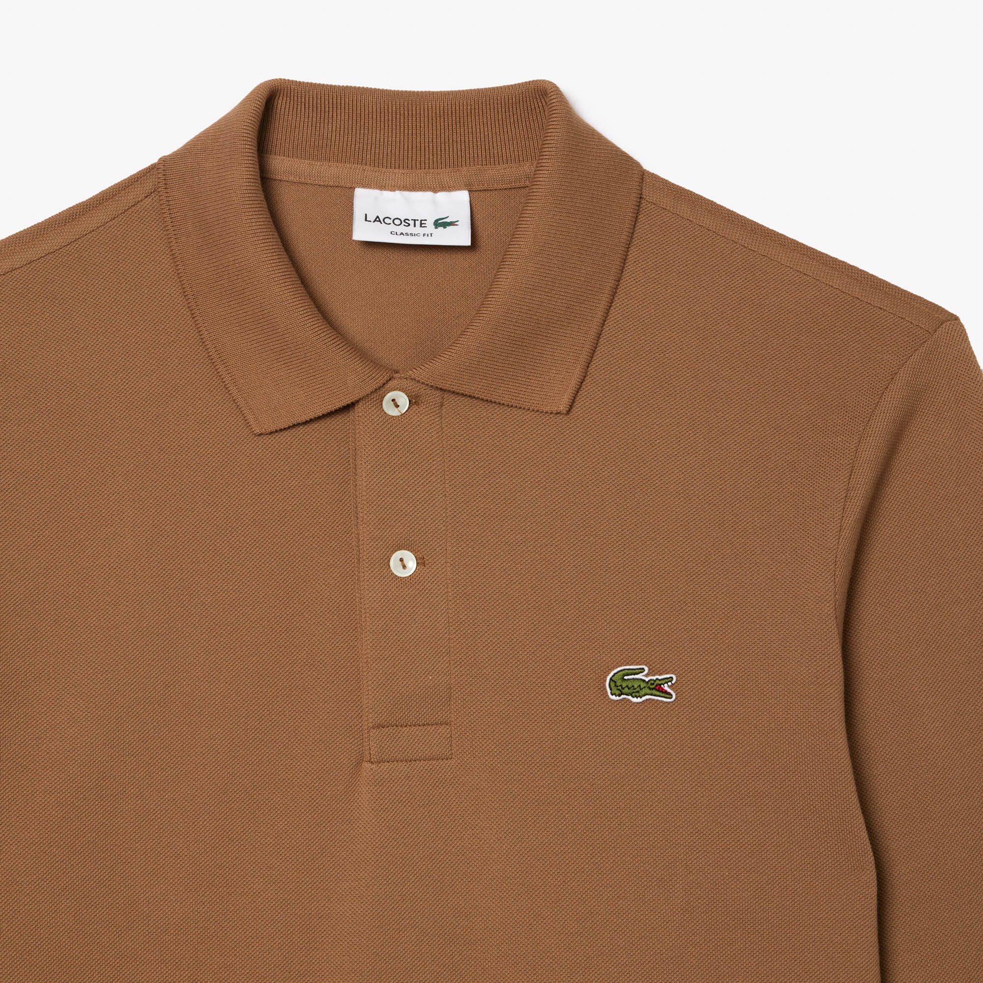 Classic Fit Long Sleeved L.12.12 Polo Shirt