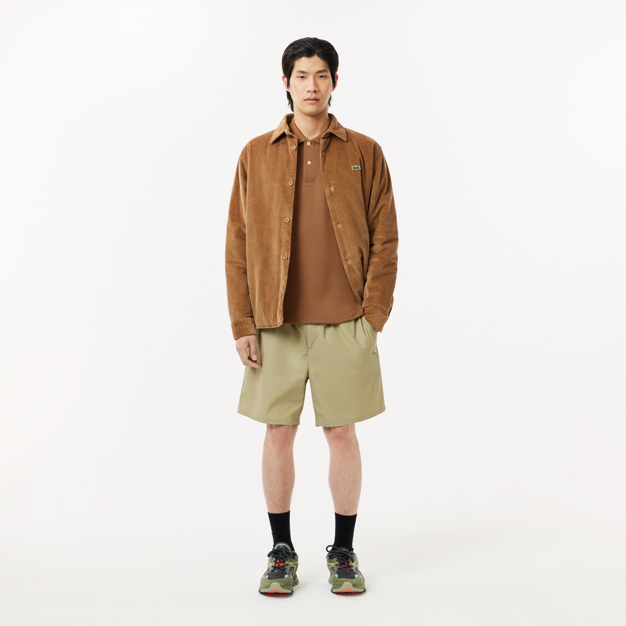 Classic Fit Long Sleeved L.12.12 Polo Shirt