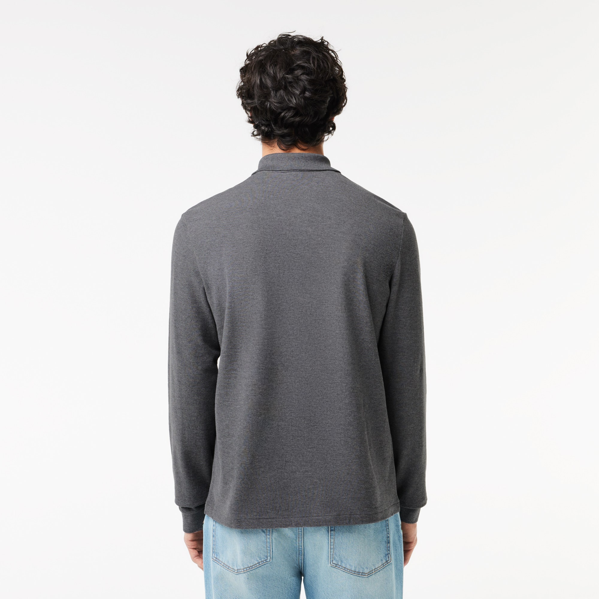 Classic Fit Long Sleeved L.12.12 Polo Shirt