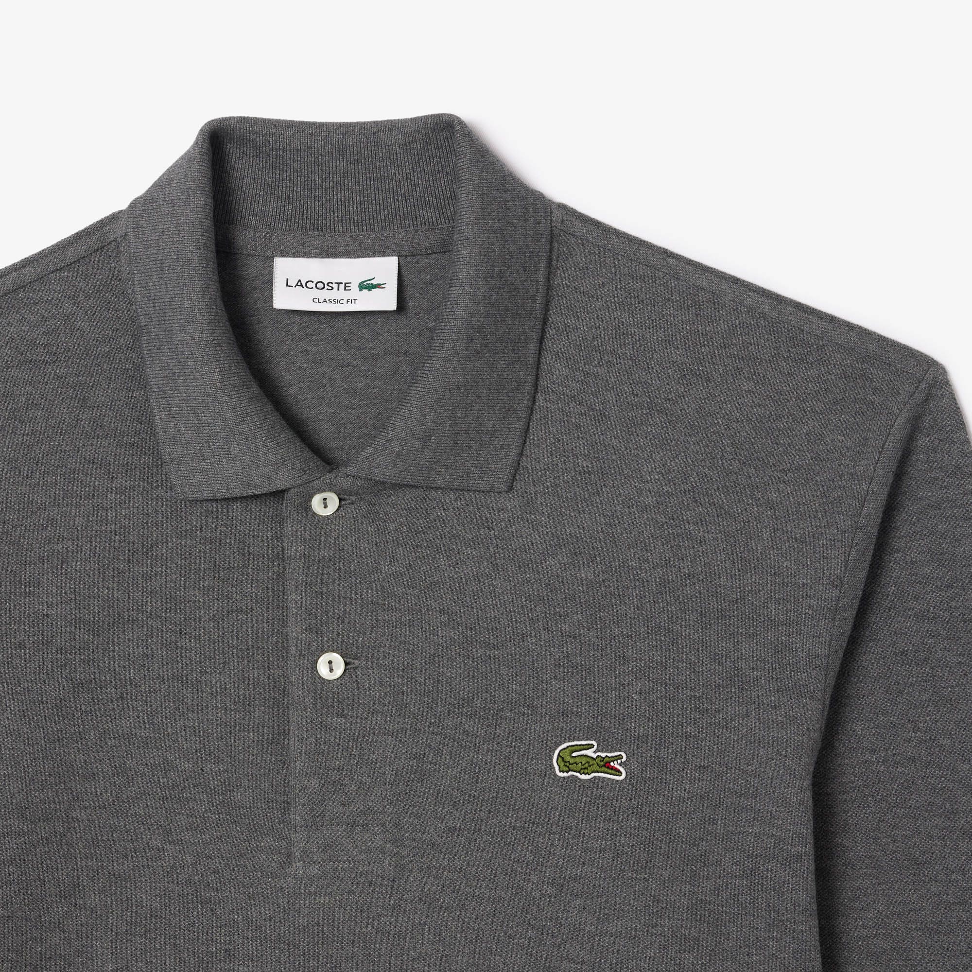 Classic Fit Long Sleeved L.12.12 Polo Shirt