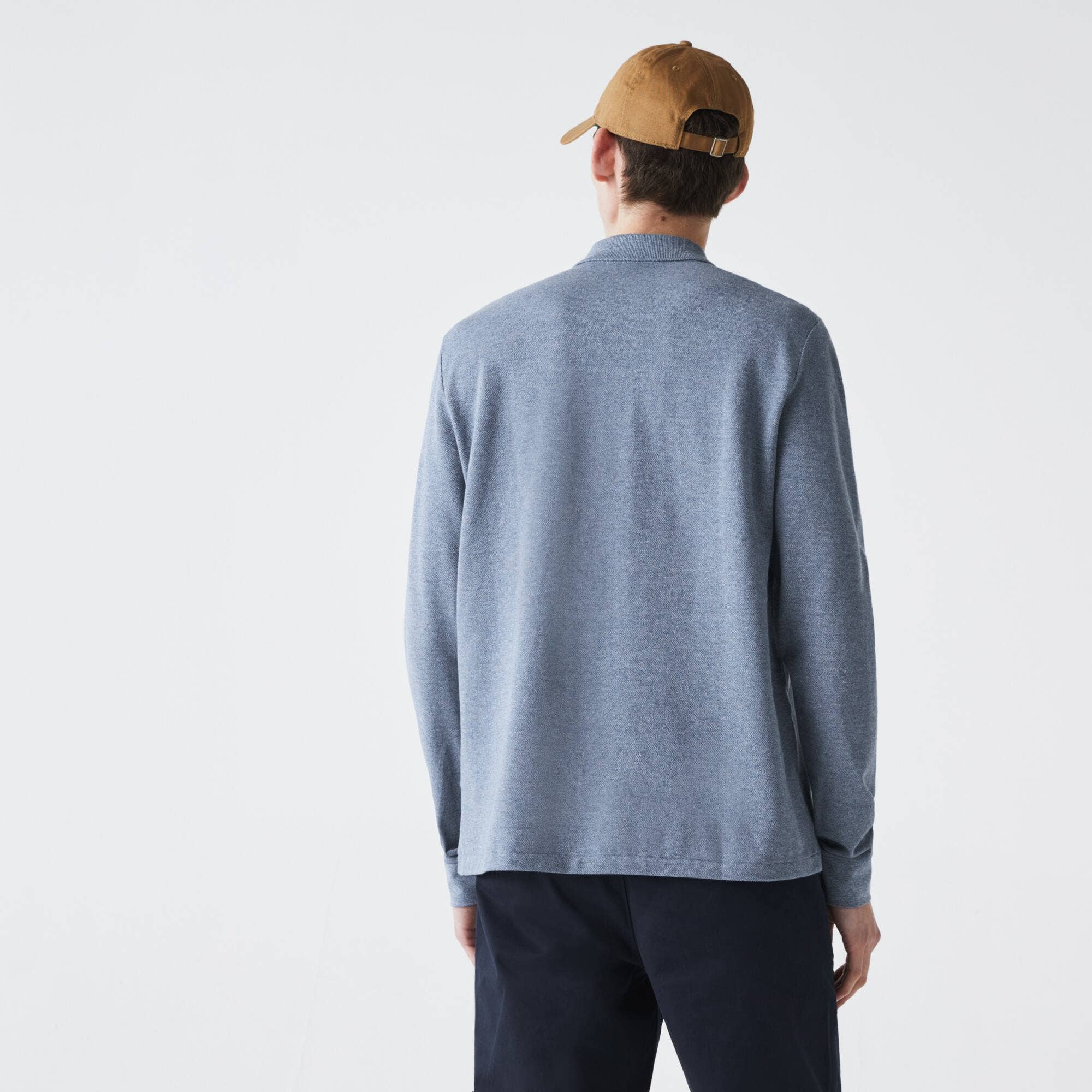 Classic Fit Long Sleeved L.12.12 Polo Shirt