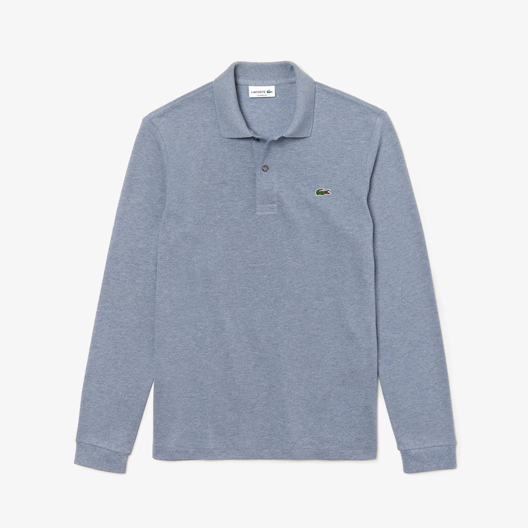 Classic Fit Long Sleeved L.12.12 Polo Shirt