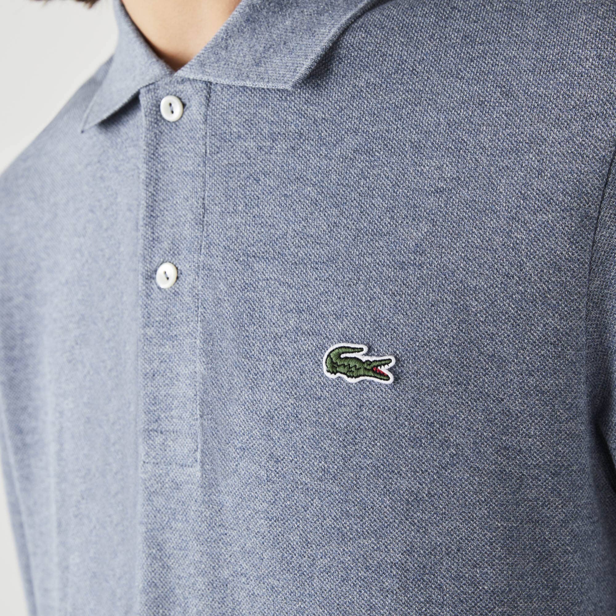 Classic Fit Long Sleeved L.12.12 Polo Shirt