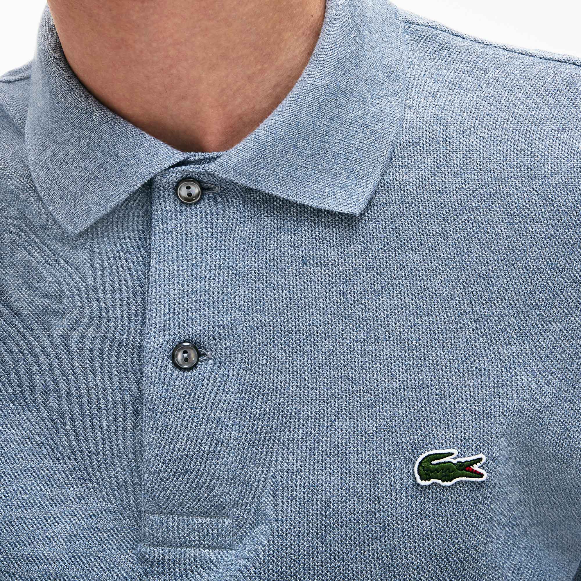 Classic Fit Long Sleeved L.12.12 Polo Shirt