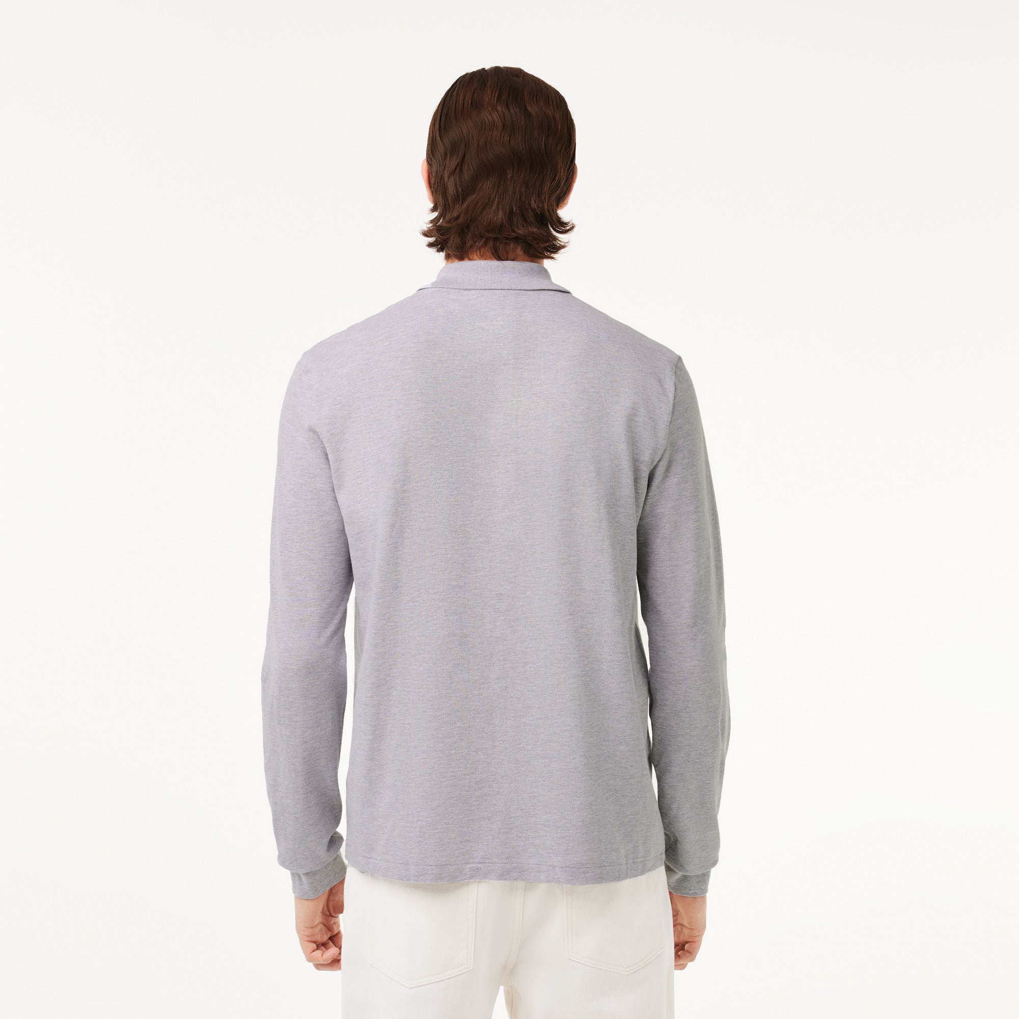 Classic Fit Long Sleeved L.12.12 Polo Shirt