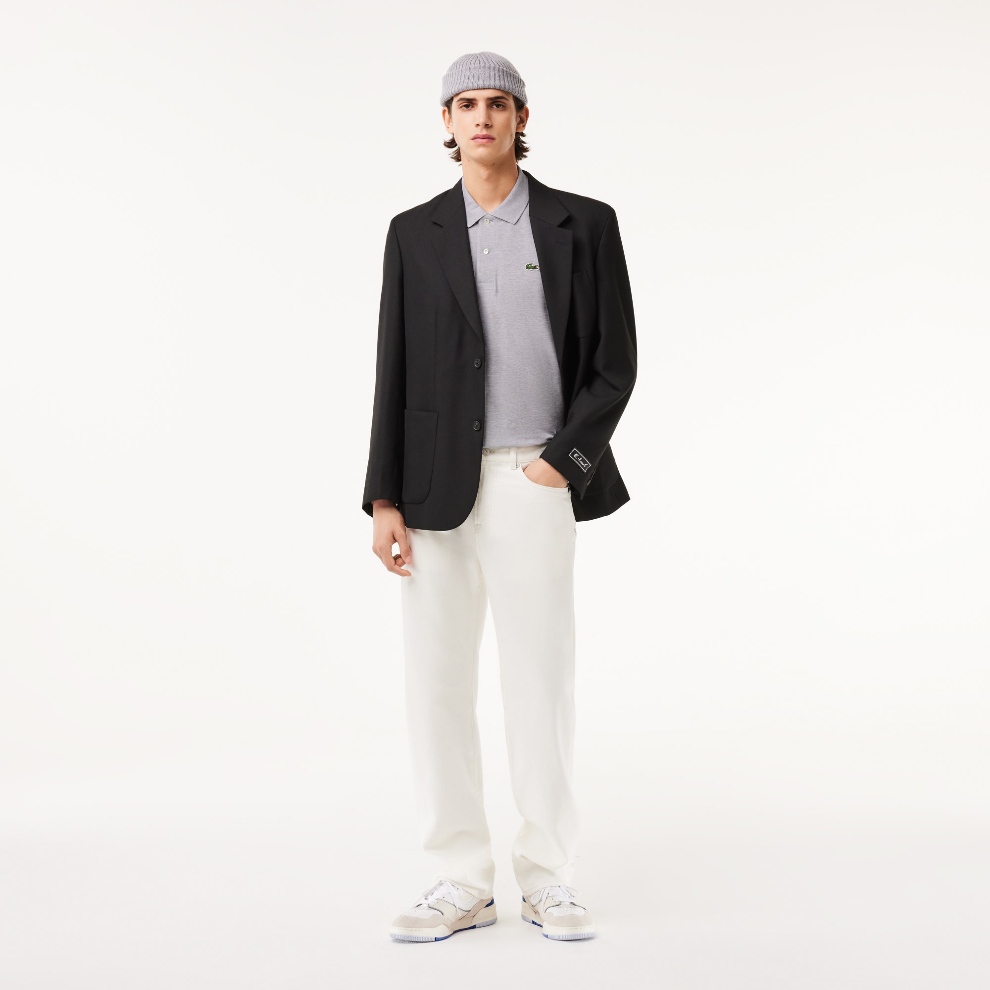 Classic Fit Long Sleeved L.12.12 Polo Shirt