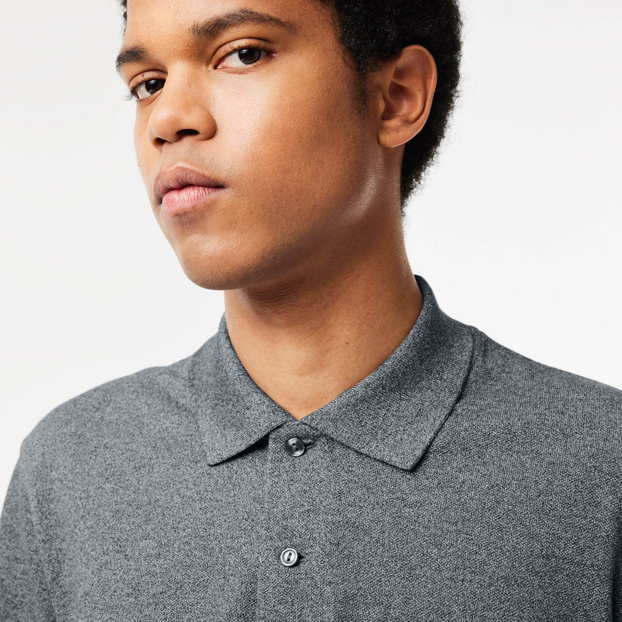 Classic Fit Long Sleeved L.12.12 Polo Shirt