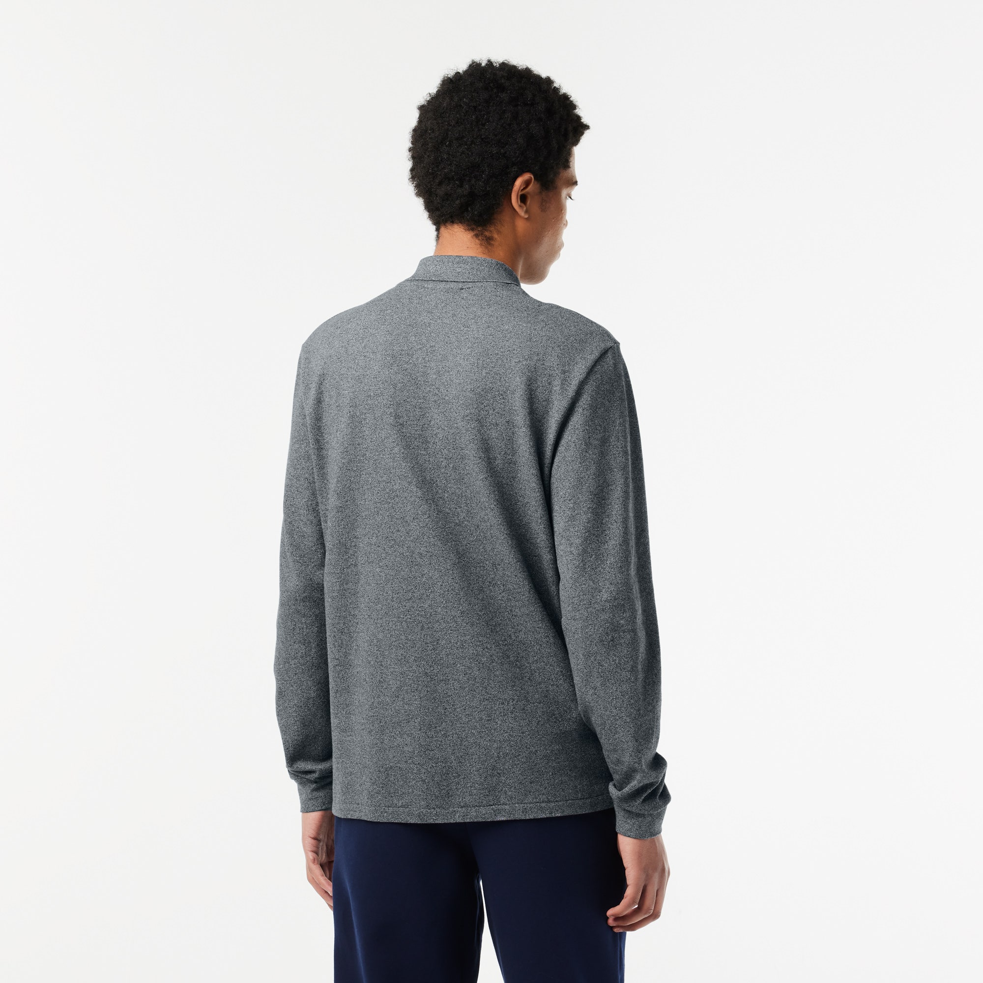 Classic Fit Long Sleeved L.12.12 Polo Shirt